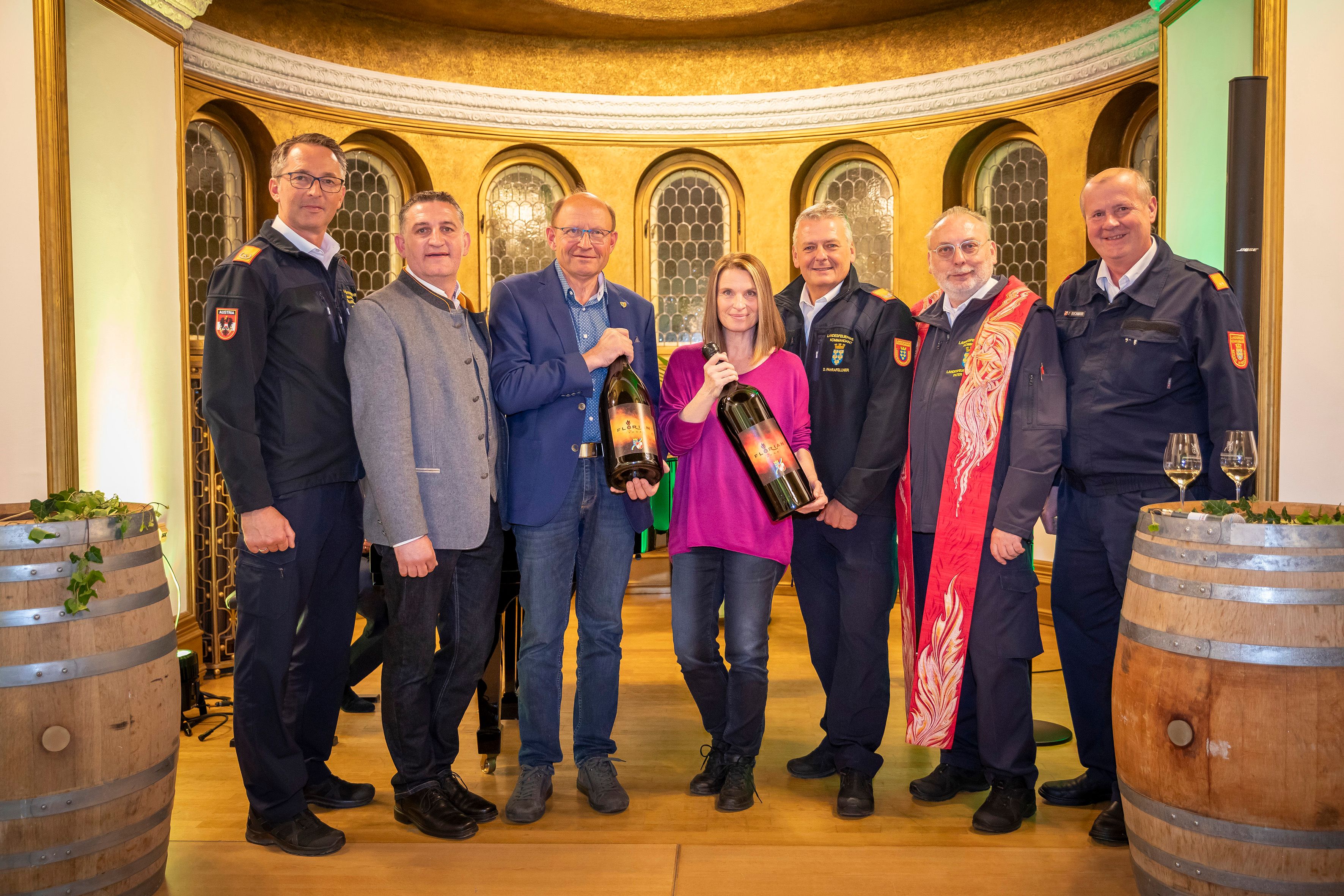 ORF-Moderatorin Barbara Stöckl ist die Patin des diesjährigen Florianiweines