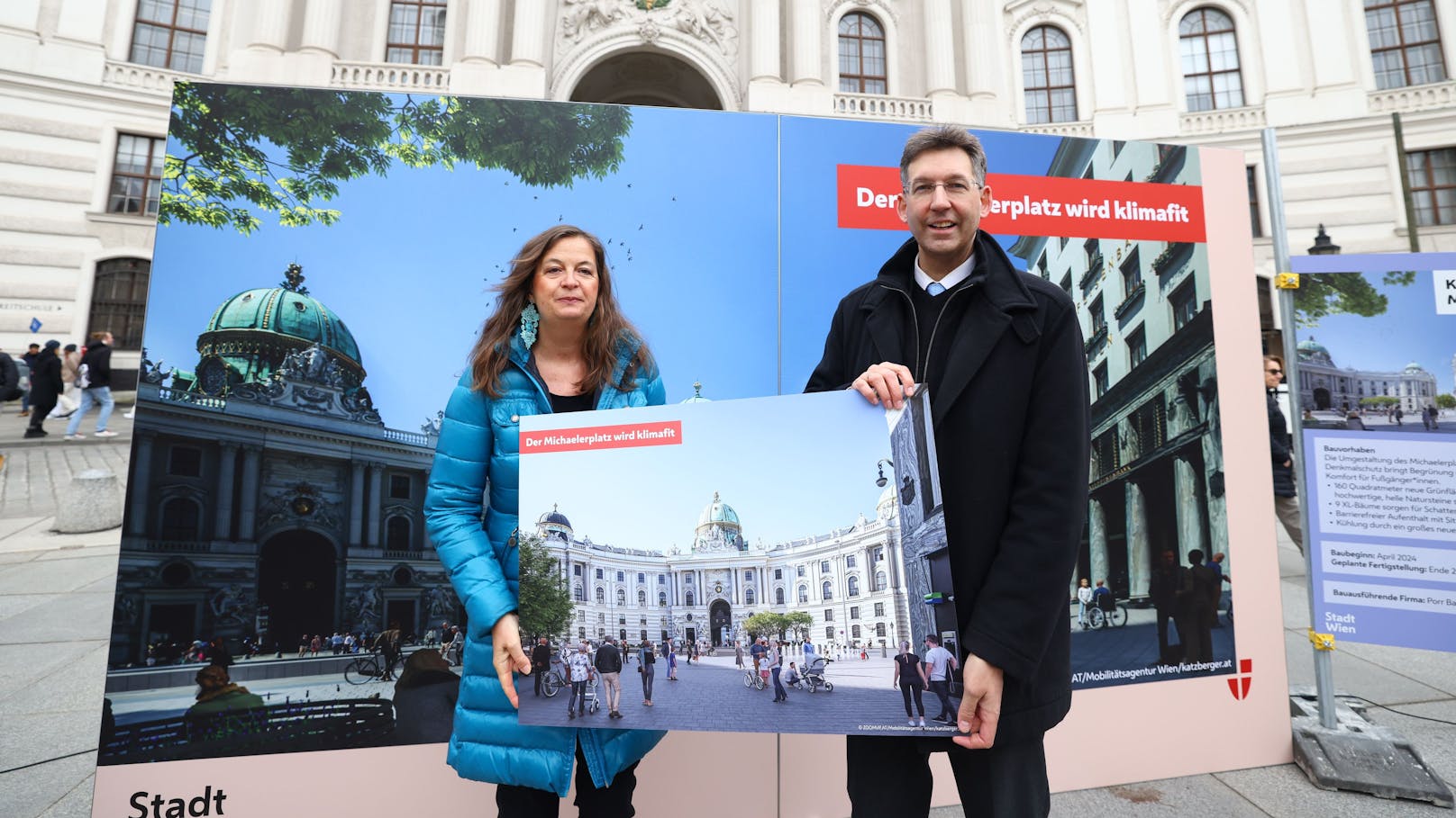 Der Umbau des Michaelerplatzes startet ab sofort.