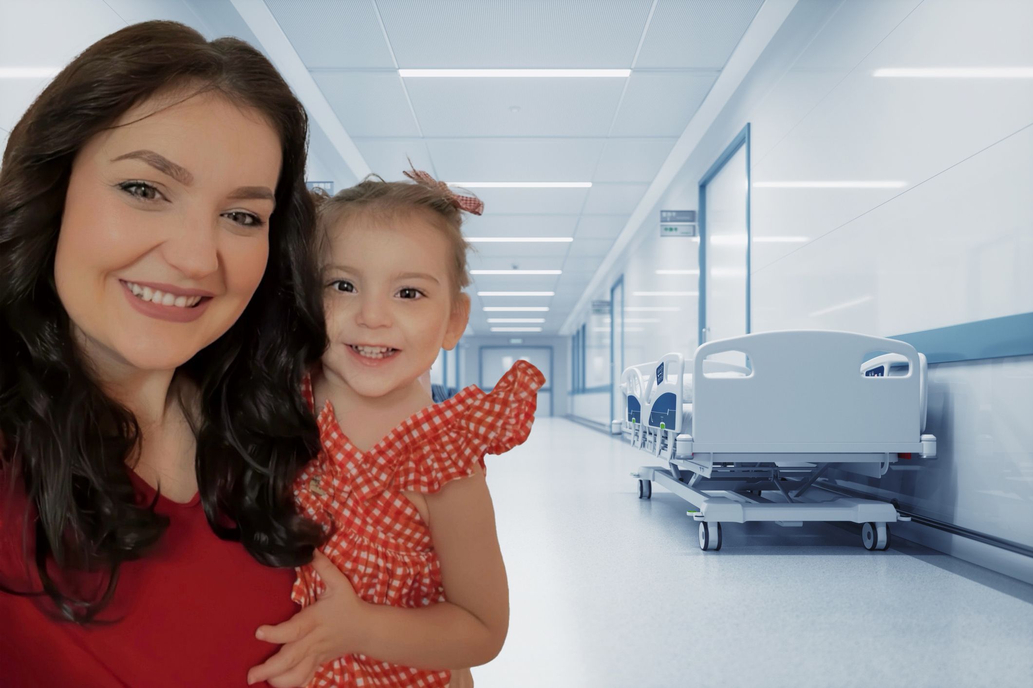 Sonnenschein Amelie (2) mit ihrer Mama Maria (38)