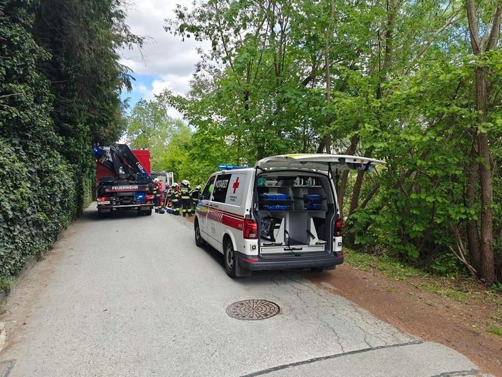 ... eilte zur Unfallstelle und setzte die Rettungskette in Gang.