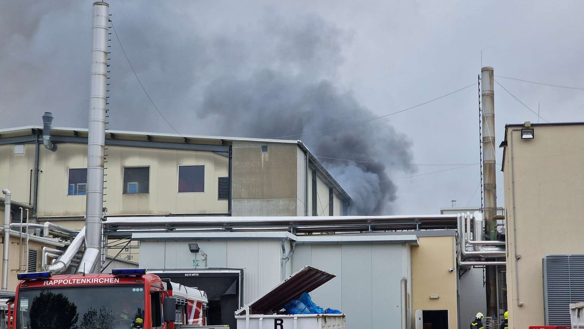 Die Brandursache wird noch ermittelt.