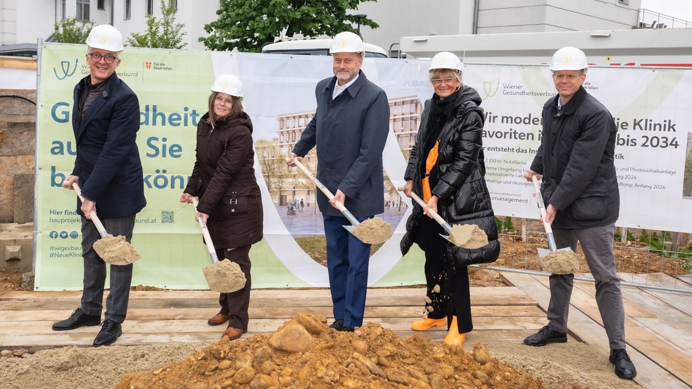 Spatenstich Labor Klinik Favoriten