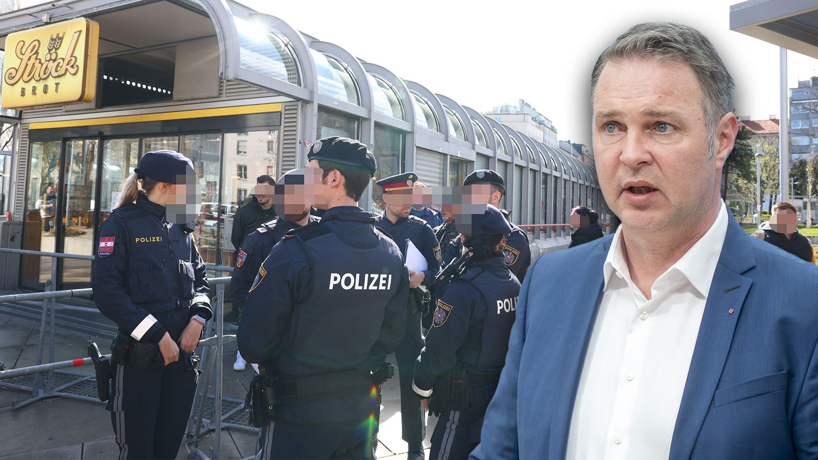 SPÖ-Parteichef Andreas Babler macht sich für 4.000 zusätzliche Polizisten stark.