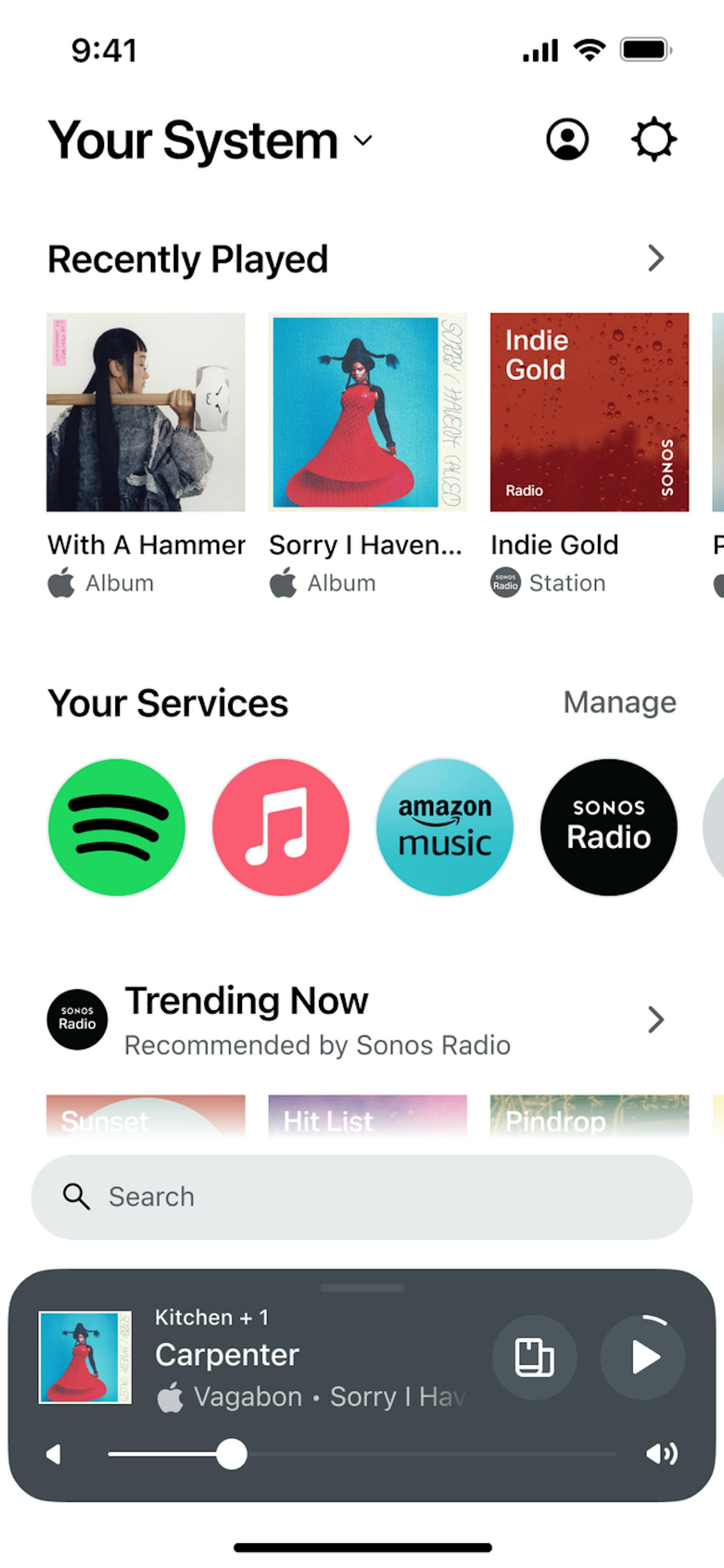 Mit diesem Schritt öffnet Sonos auch das eigene Musik-Ökosystem etwas mehr. Nutzer können künftig in der App Playlists anlegen und hören, ...
