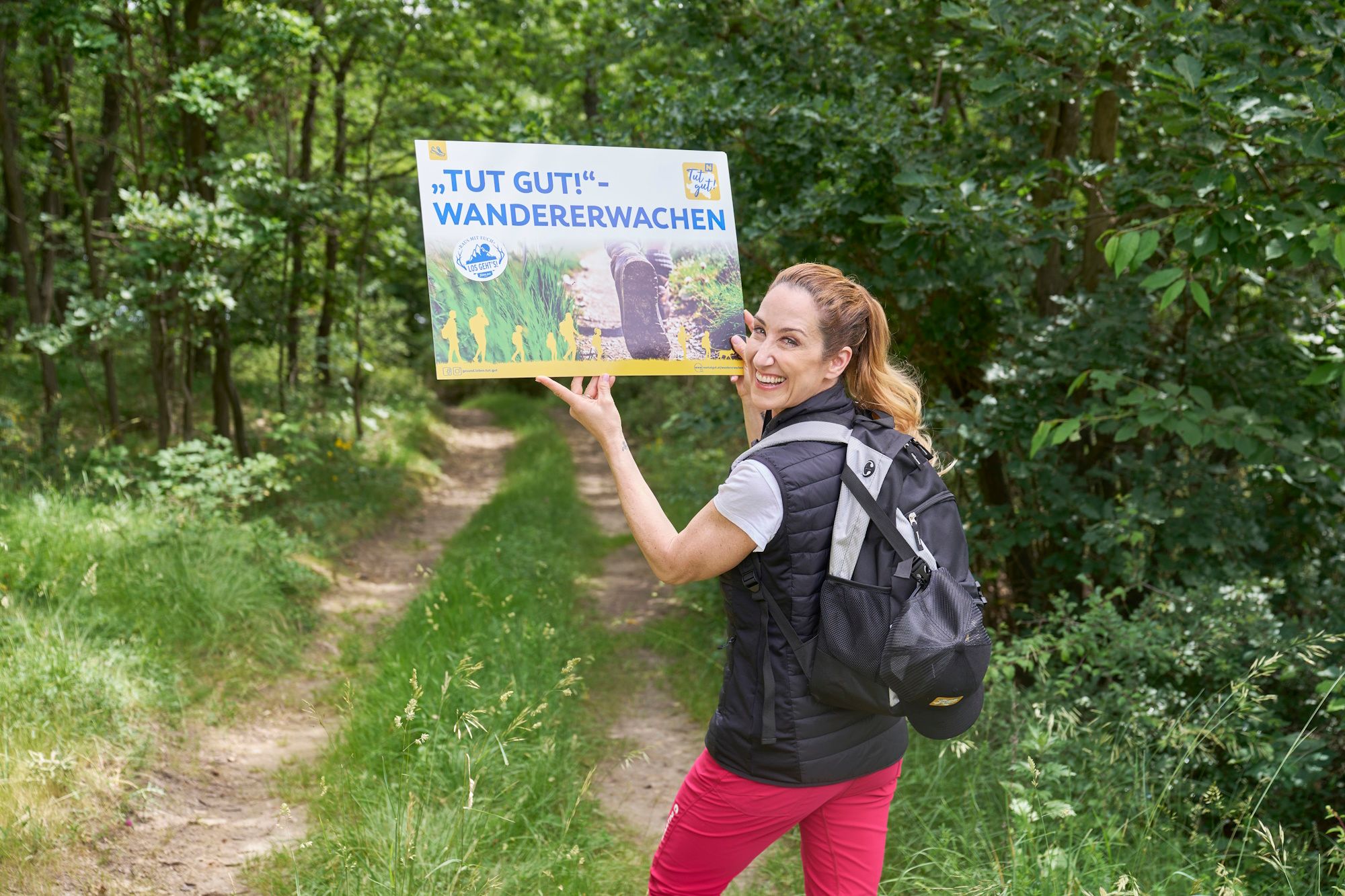„Tut gut!“-Markenbotschafterin Kati Bellowitsch freut sich schon auf das „Tut gut!“-Wandererwachen.