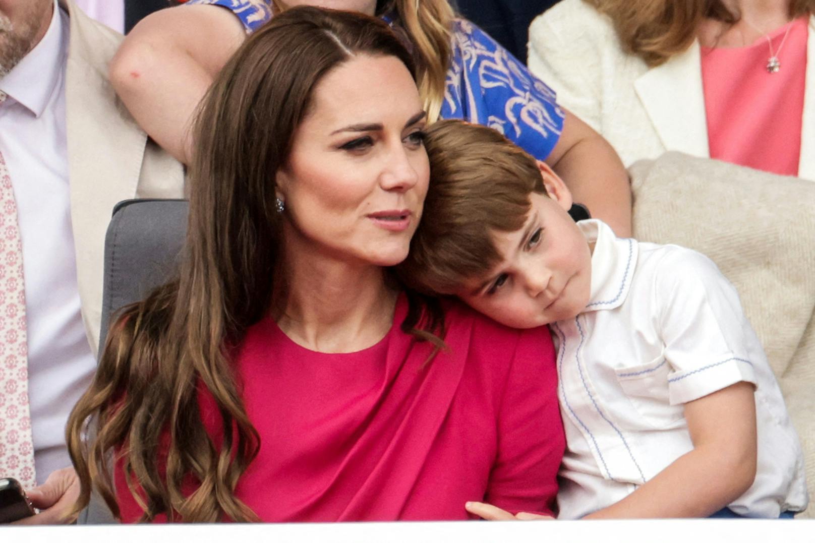Prinzessin Kate und ihr jüngster Sohn Prinz Louis.