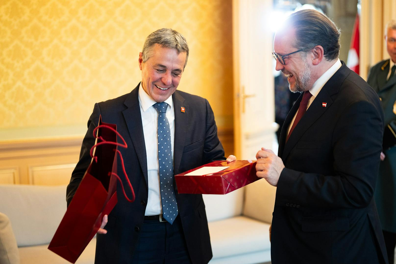 Am 23. April 2024 traf Außenminister Alexander Schallenberg seinen Schweizer Amtskollegen Ignazio Cassis in Bern.