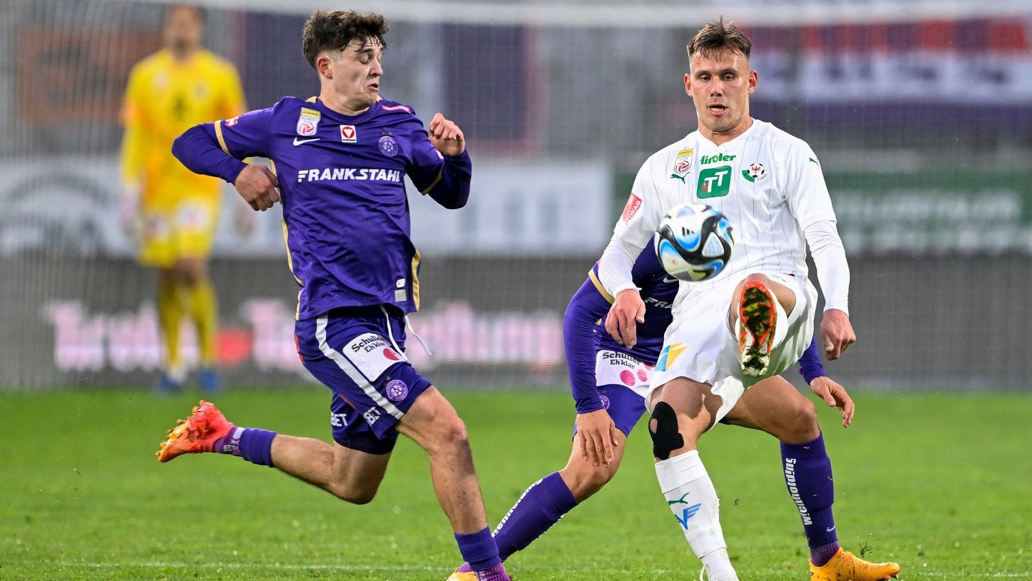 WSG Tirol gegen die Wiener Austria