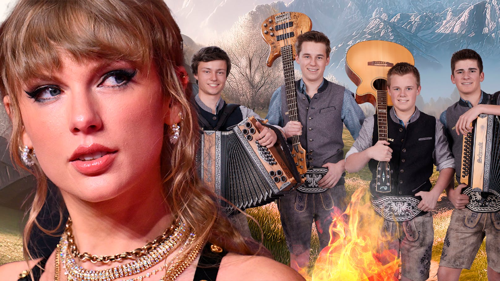 Vier junge Tiroler verheizen Taylor Swift auf YouTube