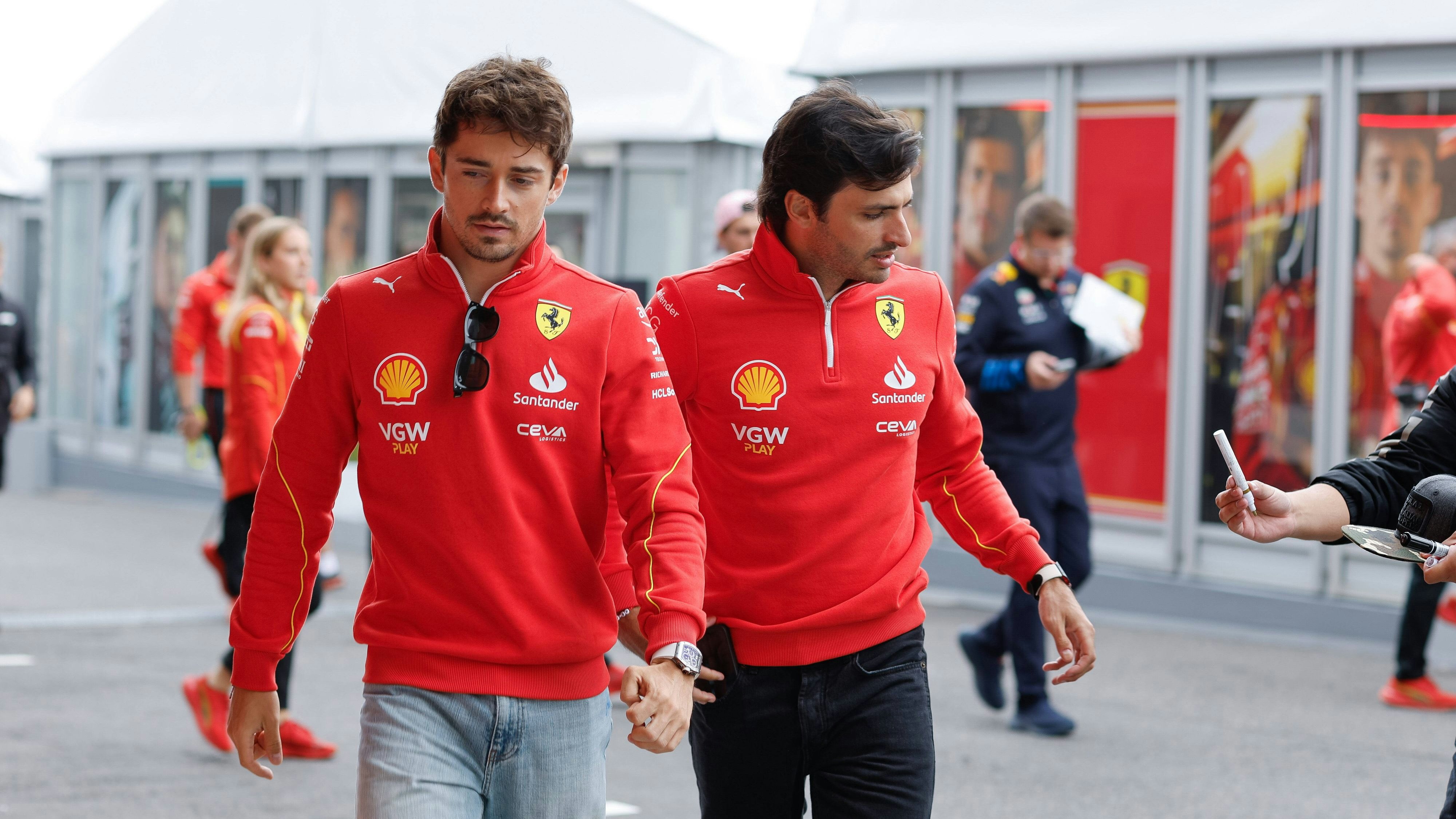 Charles Leclerc und Carlos Sainz