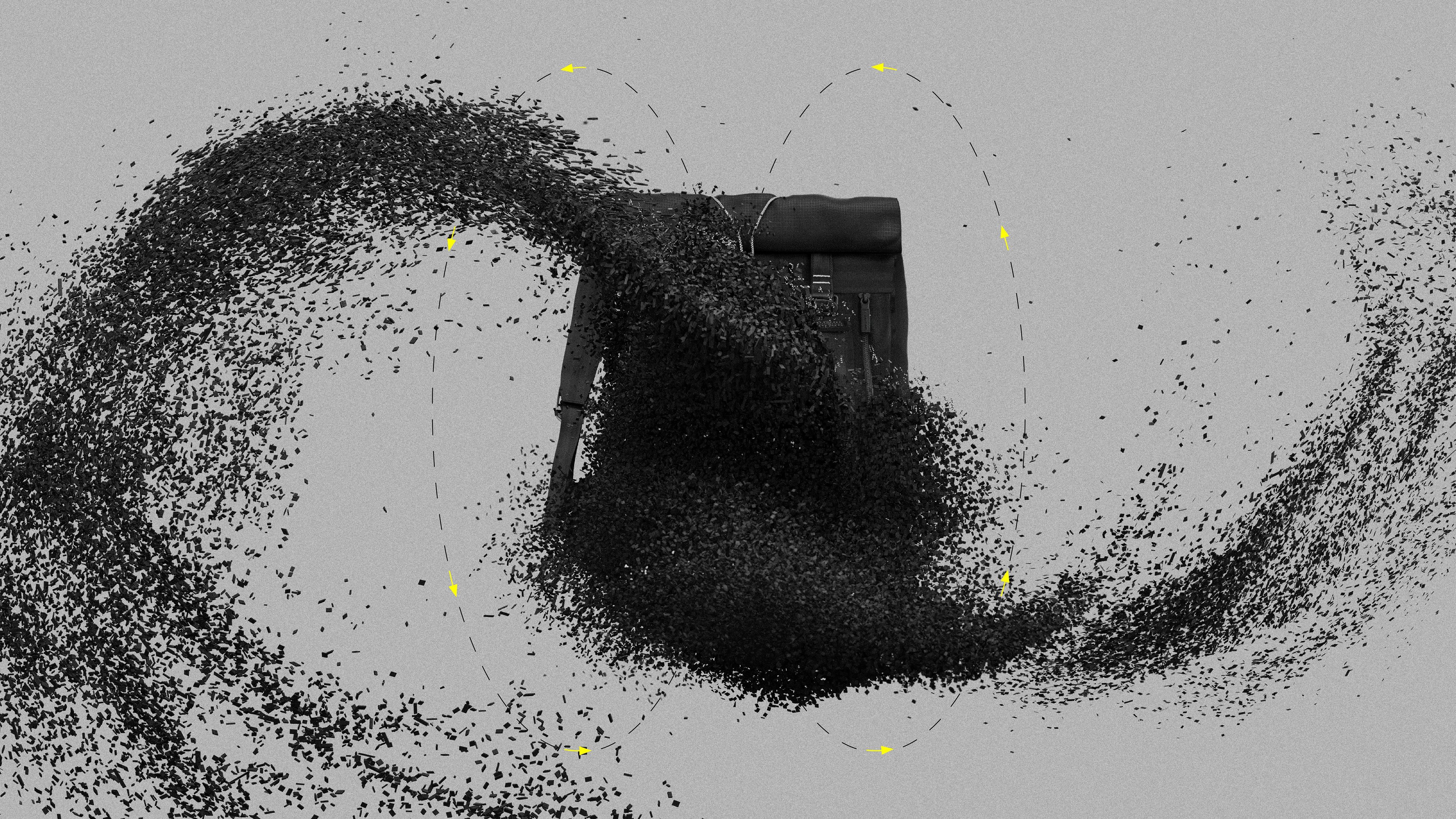 Dieser Rucksack landet nach einem langen Leben nicht im Müll, sondern wieder im Materialkreislauf. 