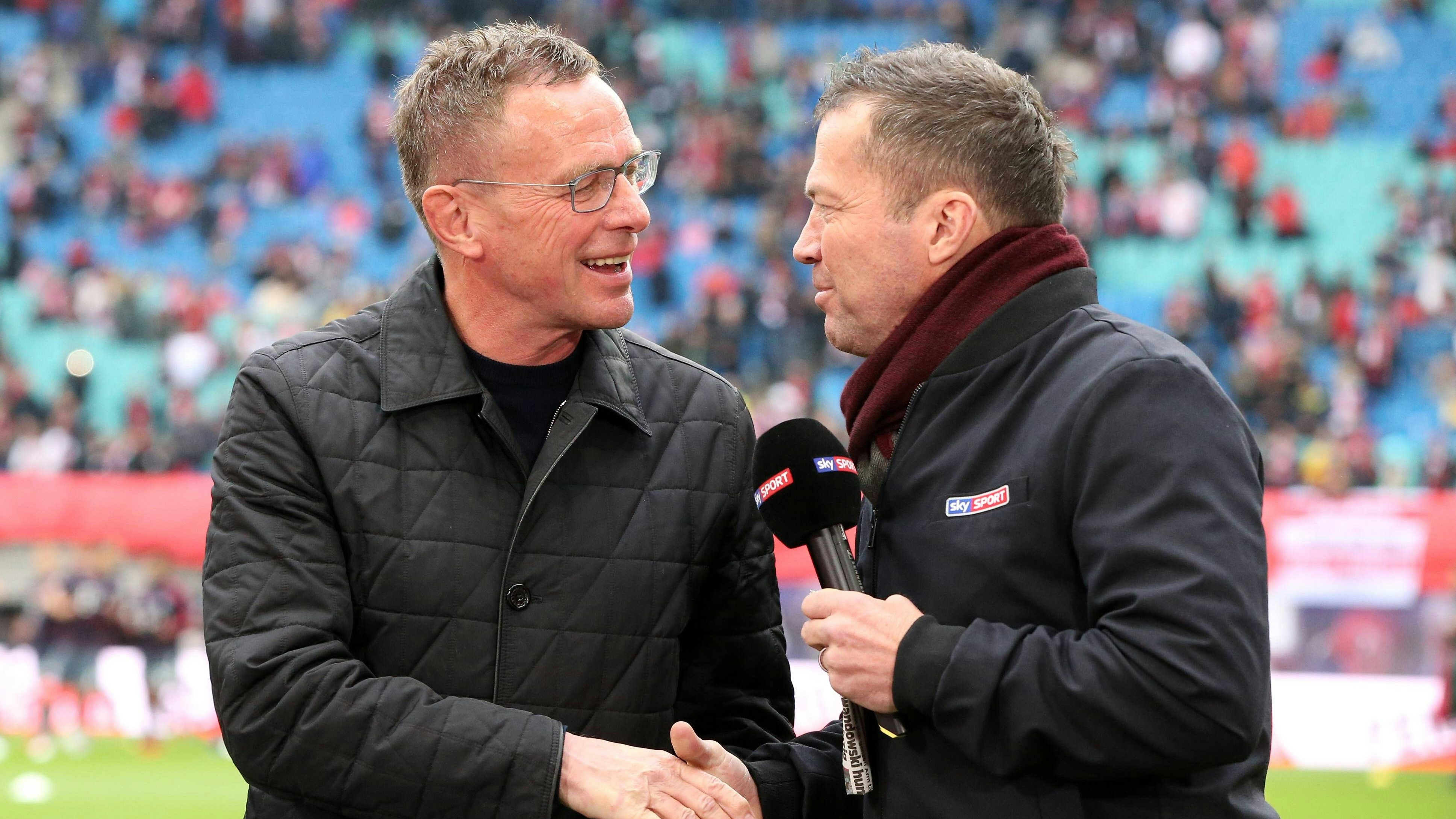 Ralf Rangnick und Lothar Matthäus.