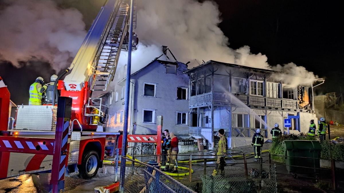 feuerwehr großeinsatz heute nähe stadtsteinach