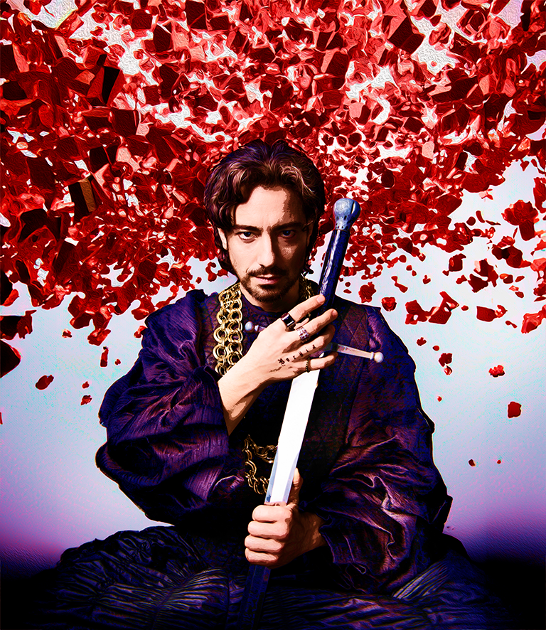 Stefano Bernardin als Cesare Borgia in 