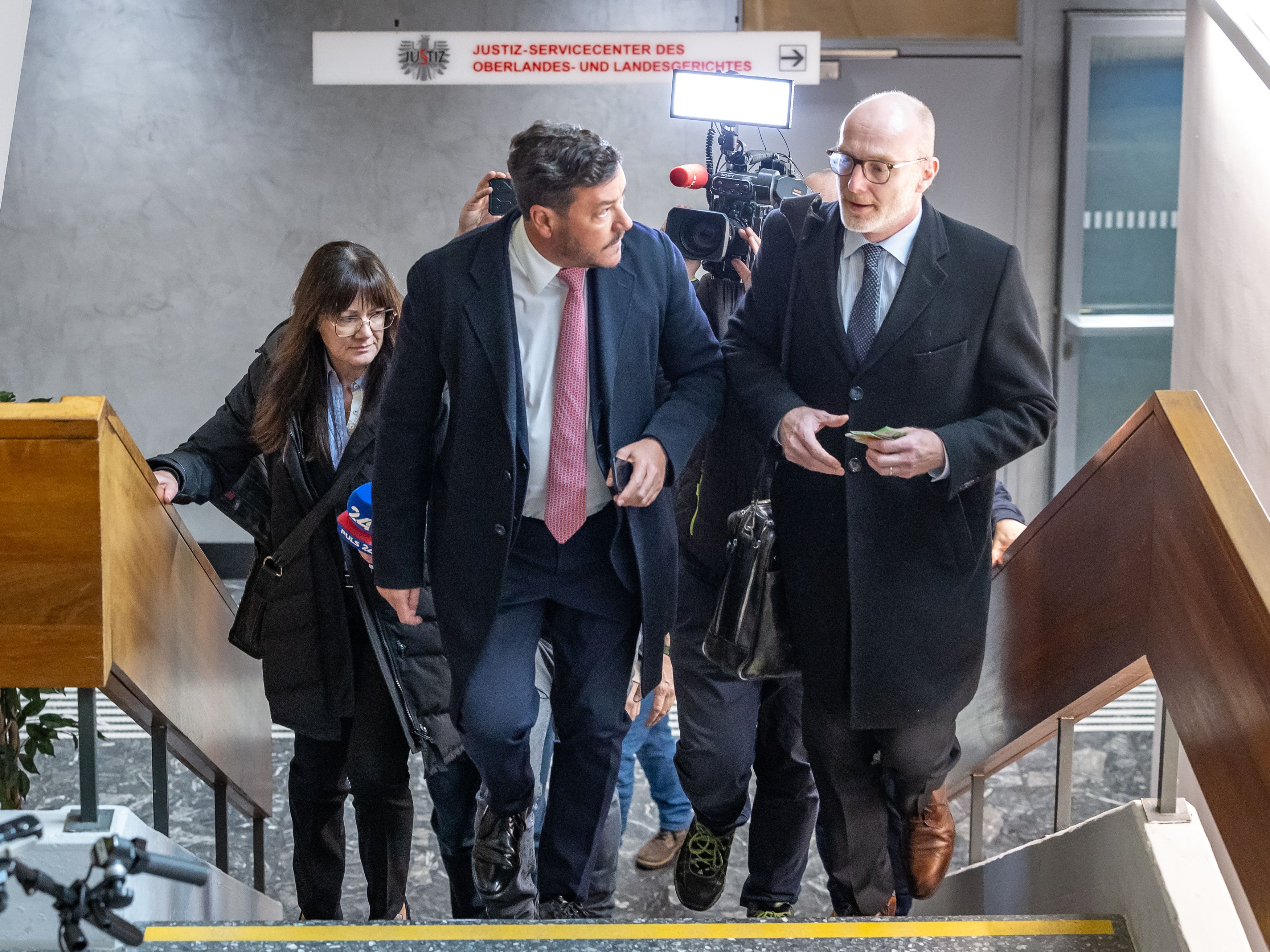 René Benko am Mittwoch, 24. April 2024, vor Gericht