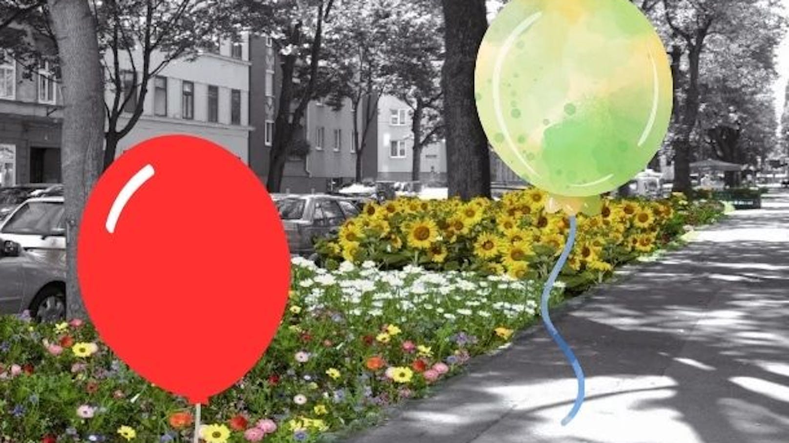 Straßenfest in Meidling feiert Gärten in Wolfganggasse