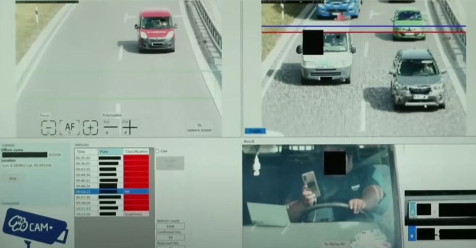Neuartige Radartechnologie sieht sogar, ob du am Steuer das Handy benutzt.