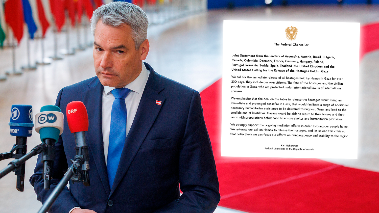 Zahlreiche Regierungschefs unterzeichneten die Erklärung.