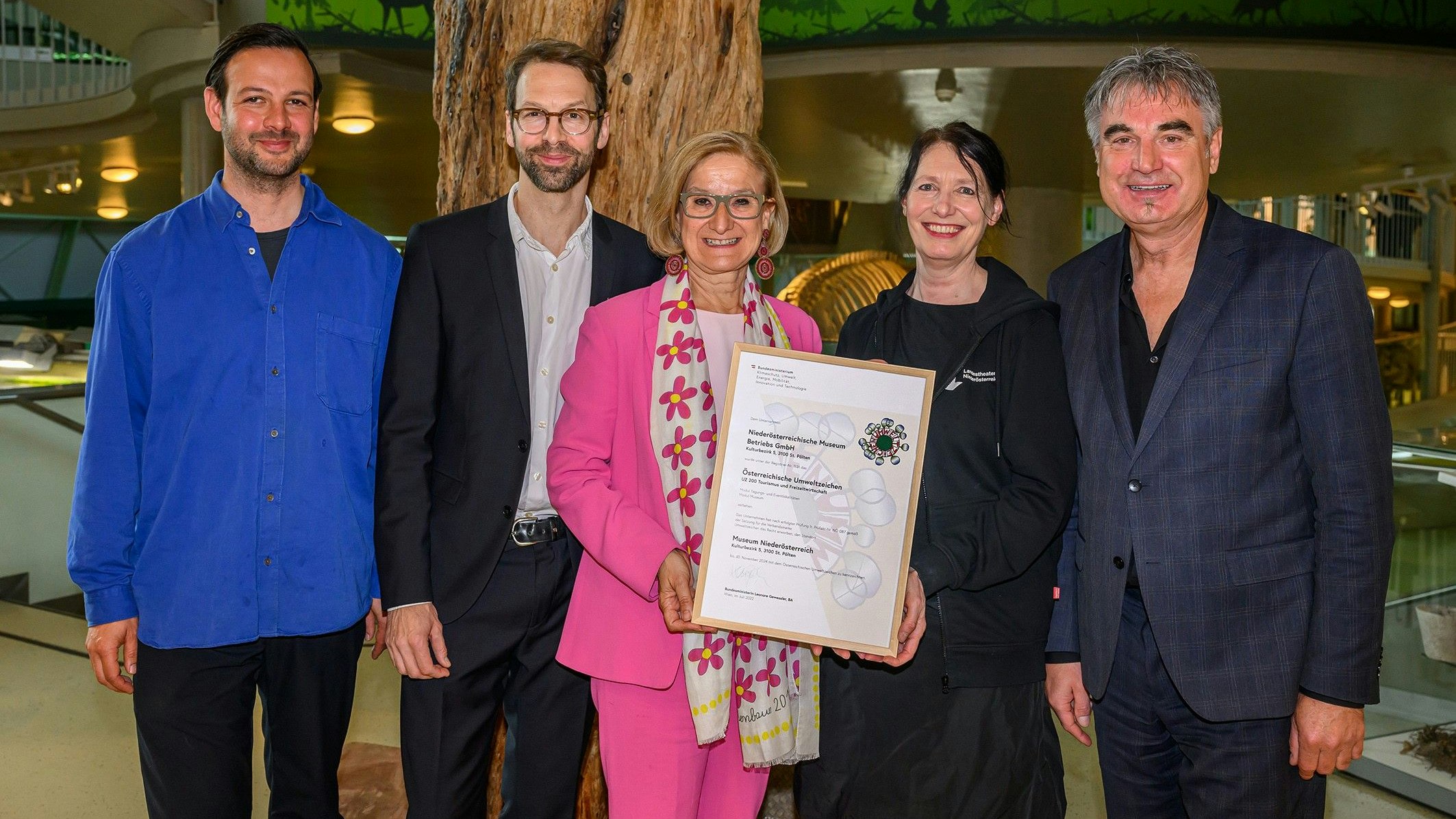 Im Rahmen einer Pressekonferenz wurde 19 Standorte das Umweltzeichen verliehen