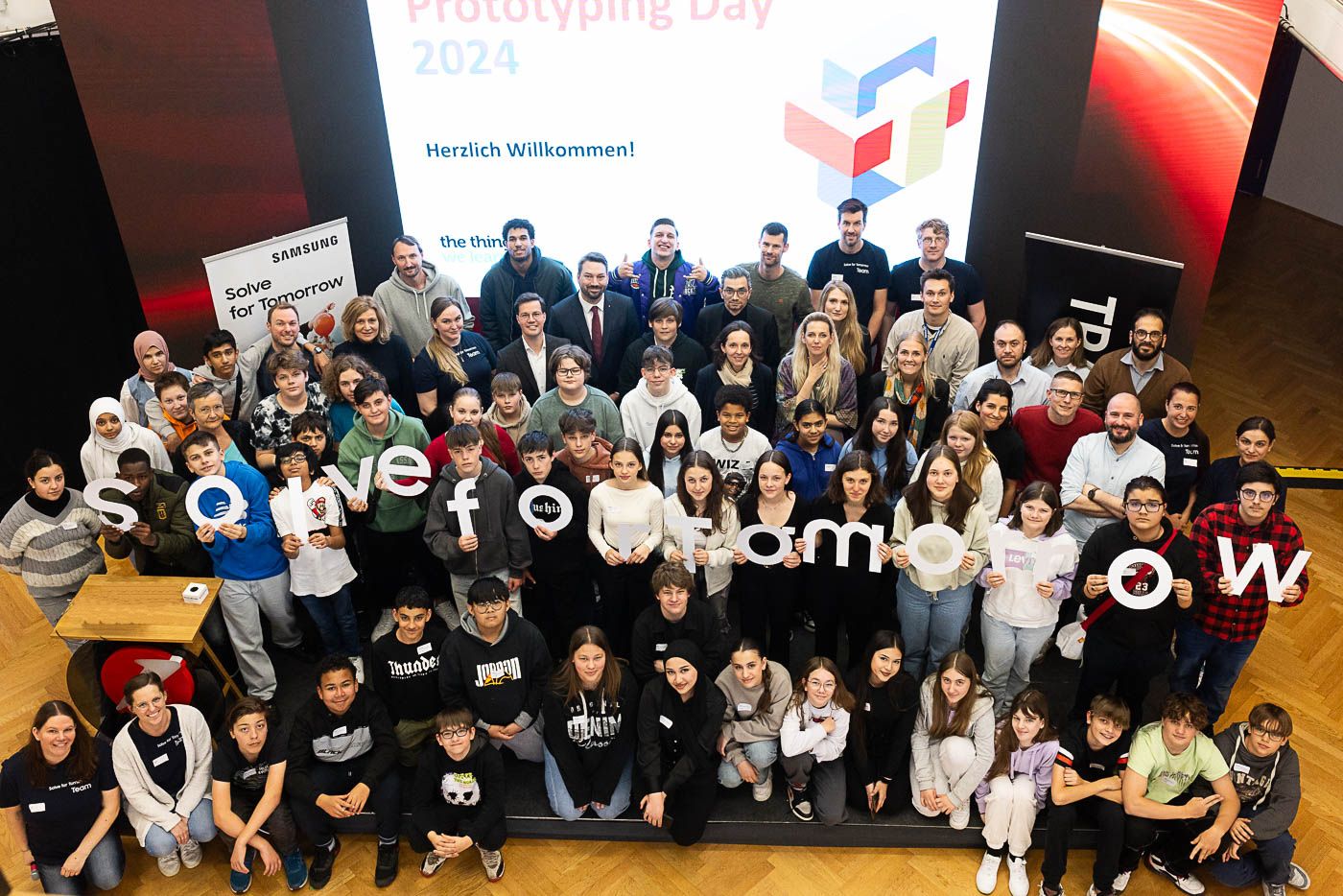 Etwa 430 Schülerinnen und Schüler der dritten und vierten Klasse Mittelschule (MS) aus ganz Österreich nehmen derzeit an Samsungs globalem Bildungsprojekt 