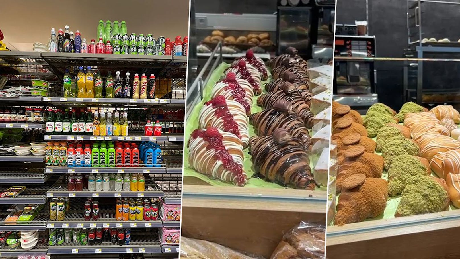 Supermarkt entzückt mit Lotus-Kipferl und Korea-Fanta