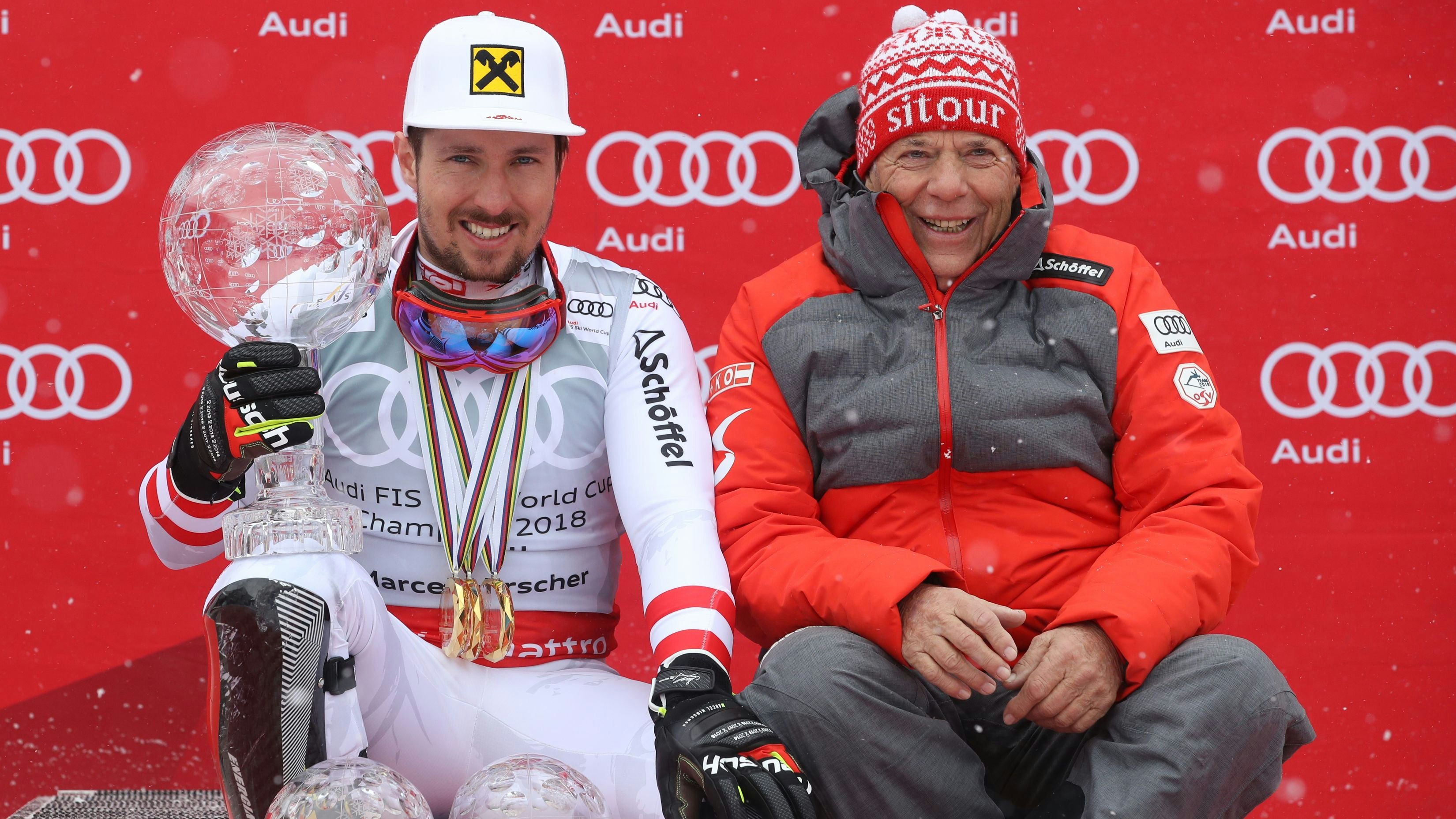 Als Fahrer für den ÖSV feierte Marcel Hirscher viele Erfolge mit Peter Schröcksnadel.