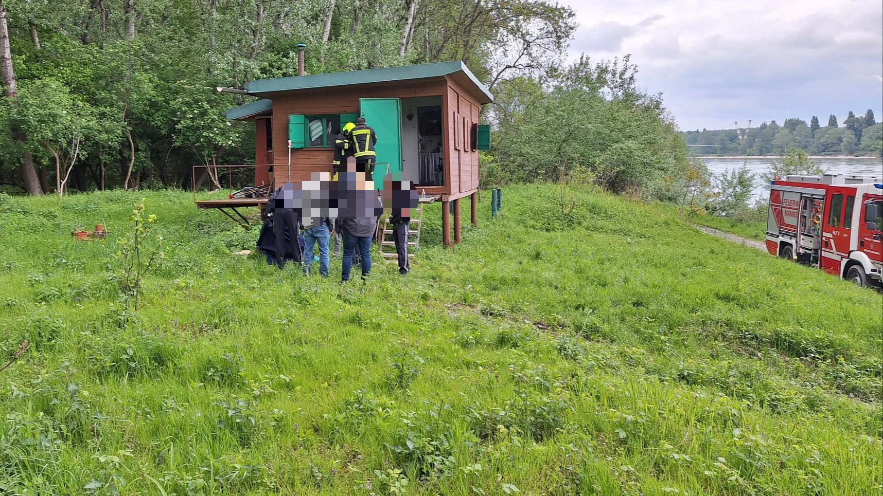 Der Mann erlitt schwere Verbrennungen am ganzen Körper.