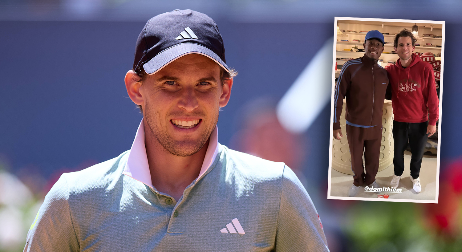 Dominic Thiem besuchte ÖFB-Star David Alaba in Madrid. 