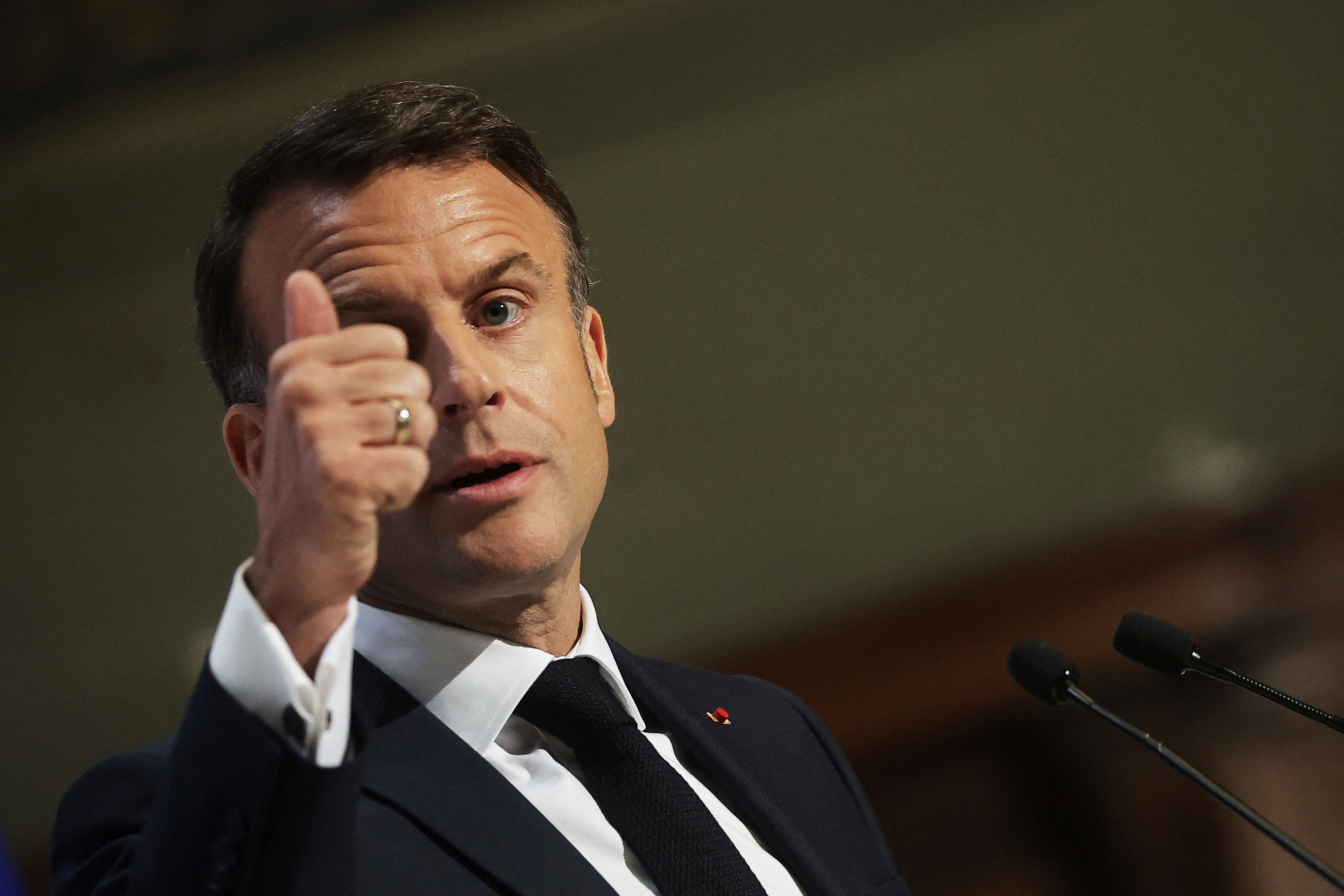 Macron-Rede im Wortlaut: "Europa kann an sich selbst sterben"