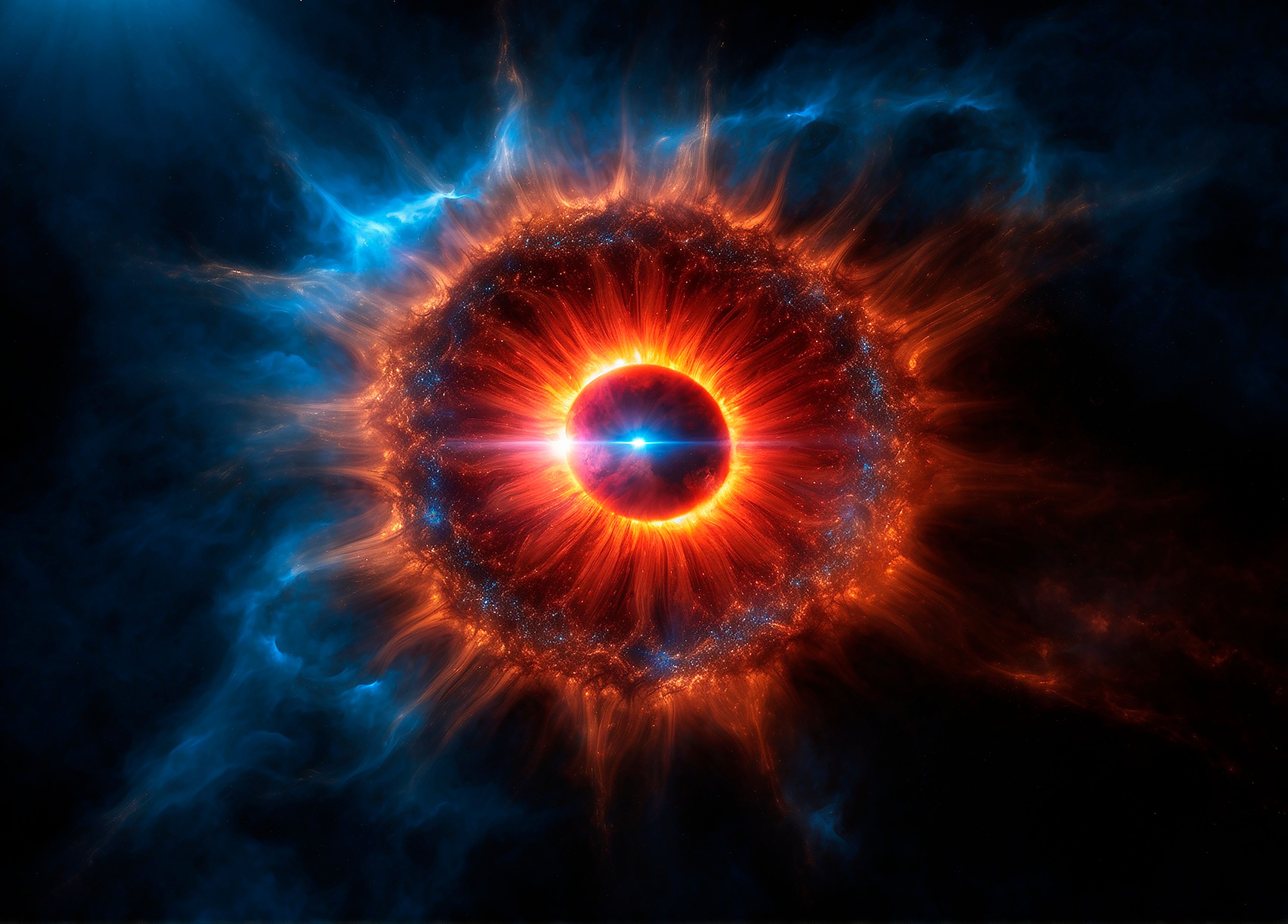 <strong>T Coronae Borealis</strong> (T CrB): Demnächst soll eine sogenannte Nova-Explosion mit bloßem Auge am Himmel zu sehen sein.