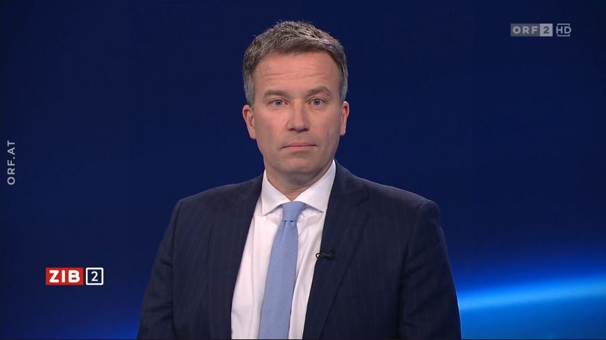 AMS-Vorstand Johannes Kopf am späten Freitagabend in der ORF-