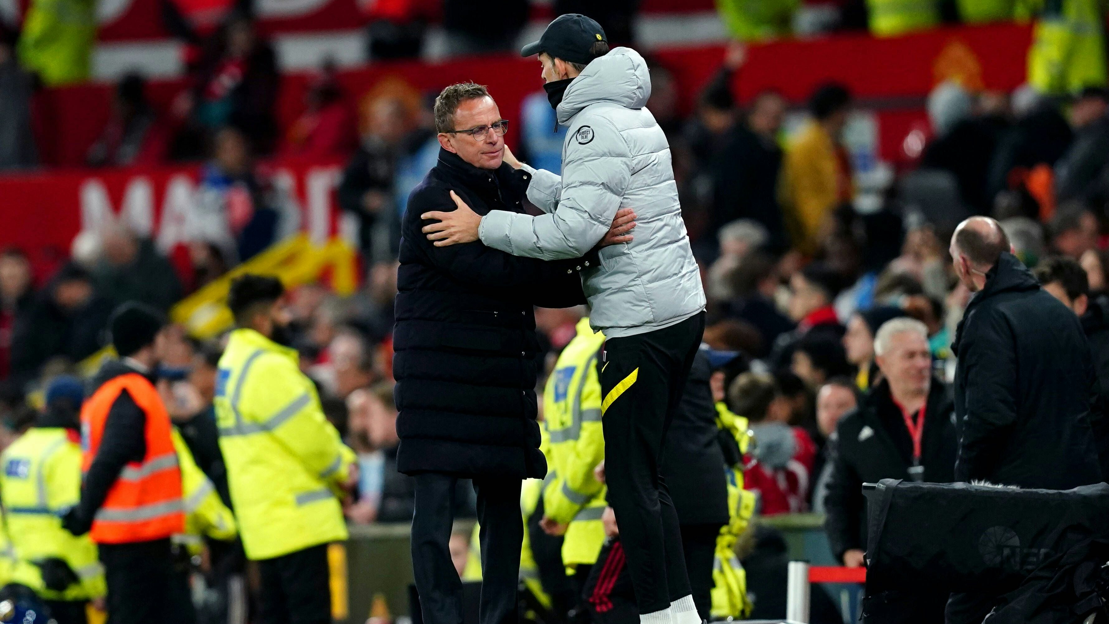 In der Premier League trafen Ralf Rangnick und Thomas Tuchel als Trainer aufeinander.