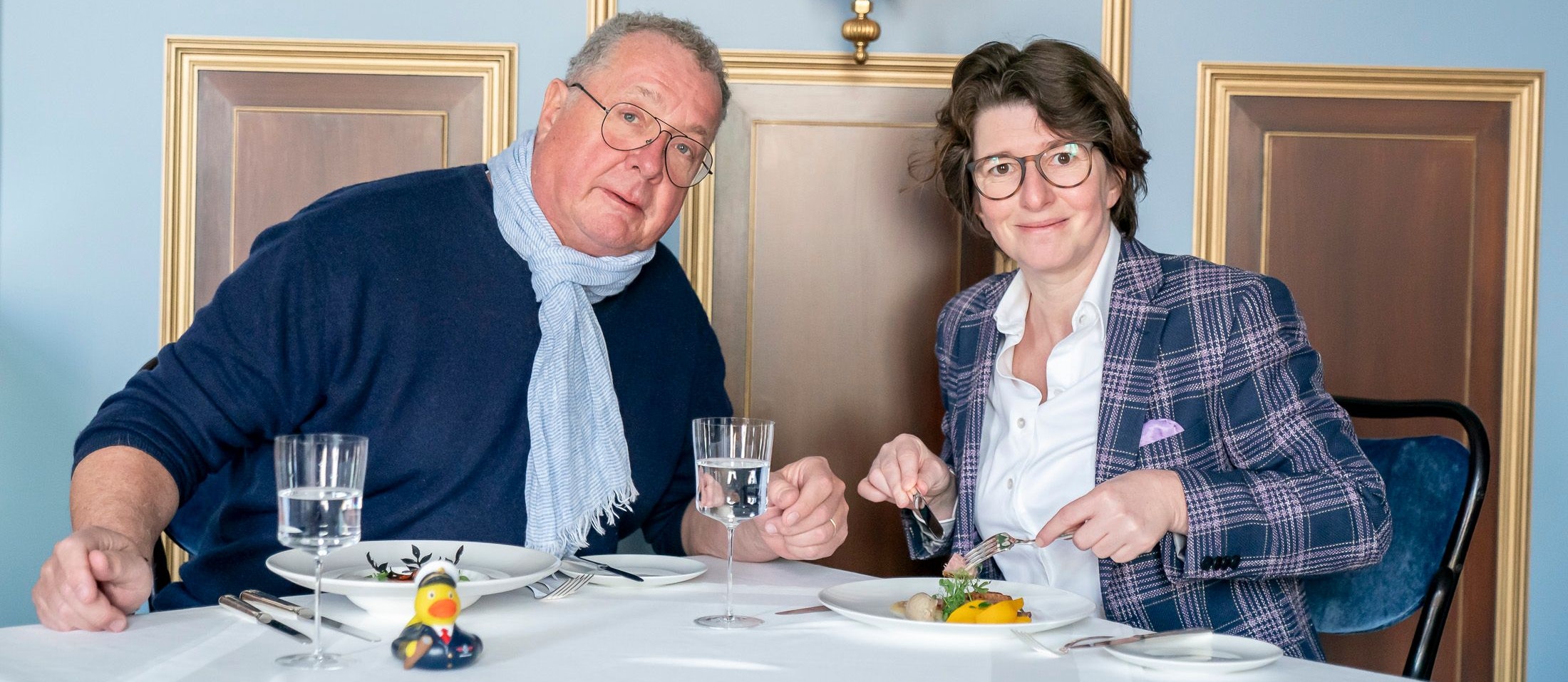Essen sich für Newsflix durch Österreich: Wolfgang Fischer und Drei-Hauben-Köchin Jacqueline Pfeiffer