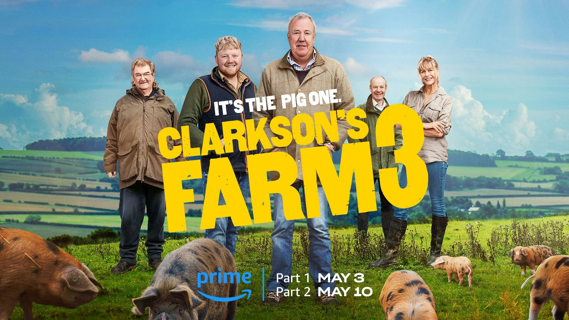 Ab 3. Mai auf Amazon Prime: die dritte Staffel von "Clarkson's Farm"