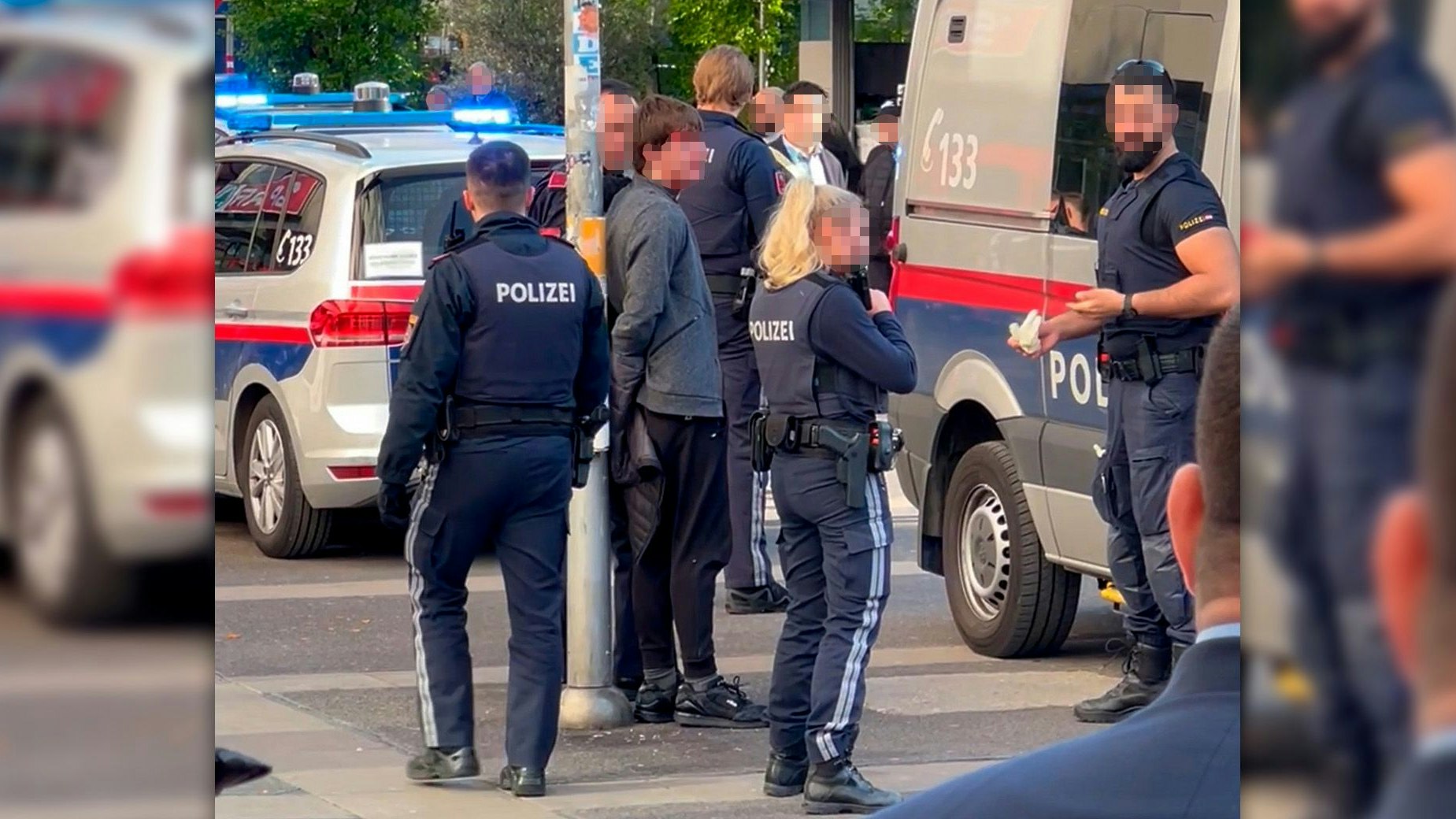 Heute.at - Hab keine Waffe – Blutender Mann geht auf Polizei los