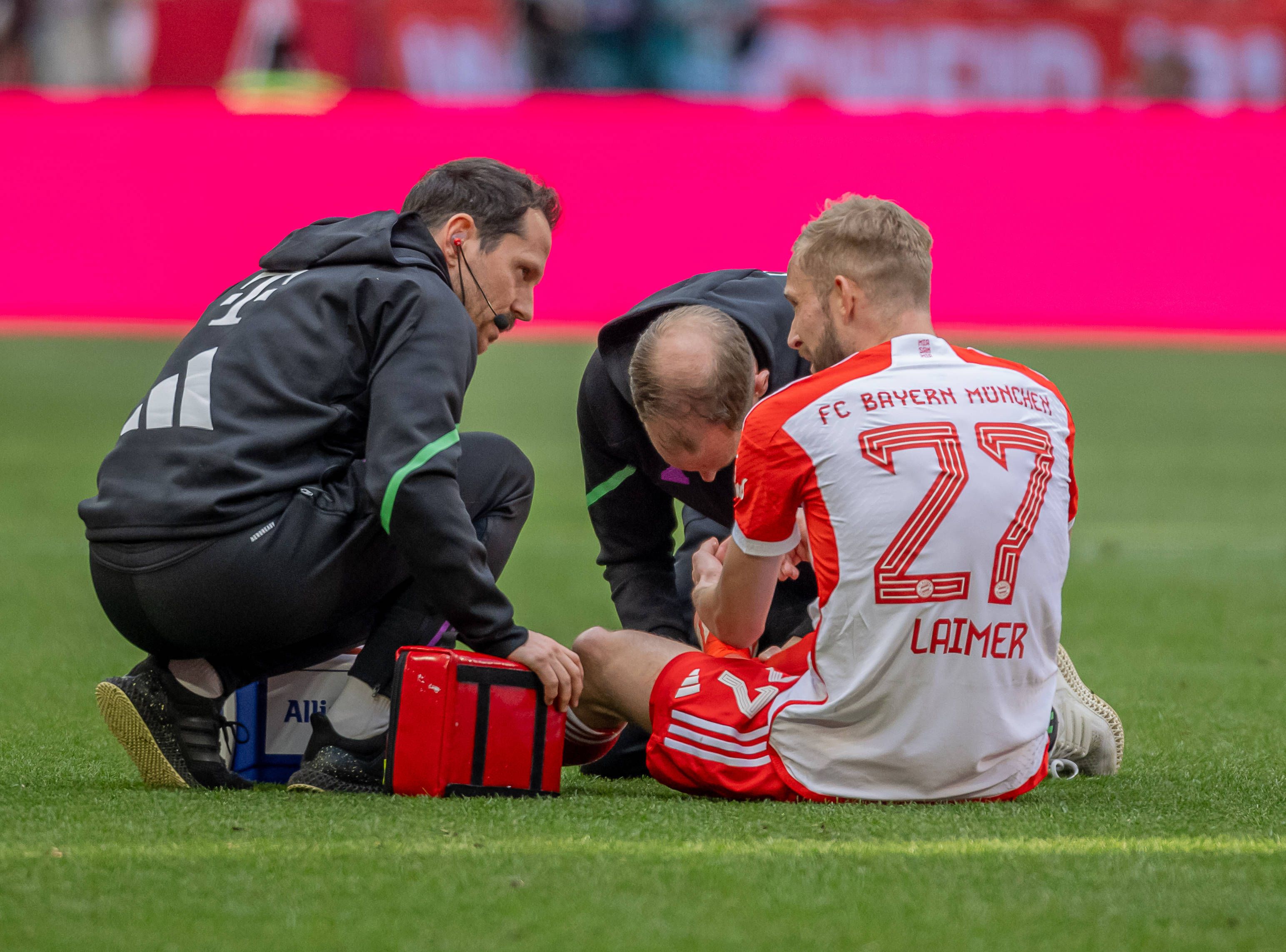 Sorgen um Konrad Laimer