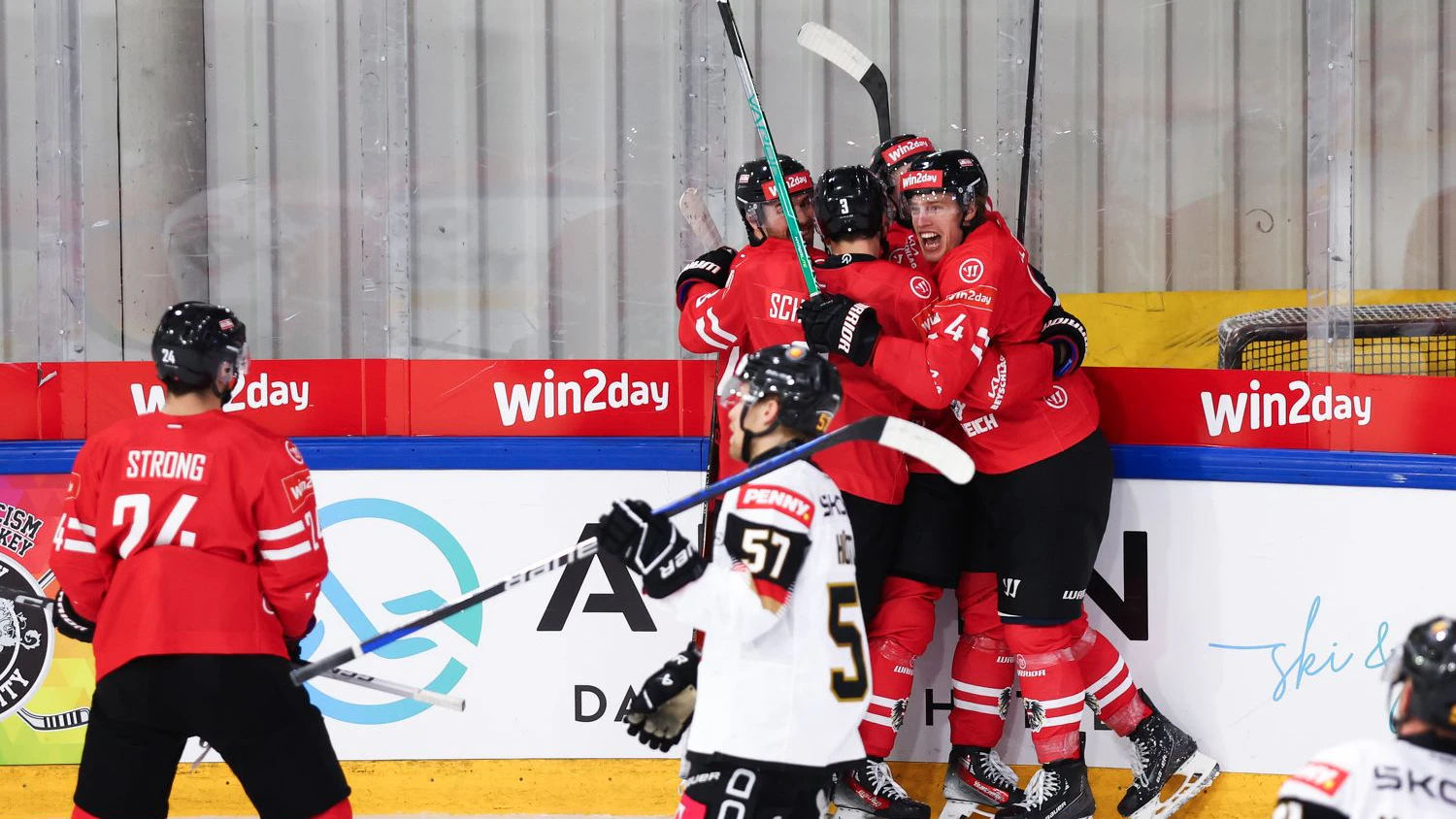 Österreich gewinnt gegen Deutschland