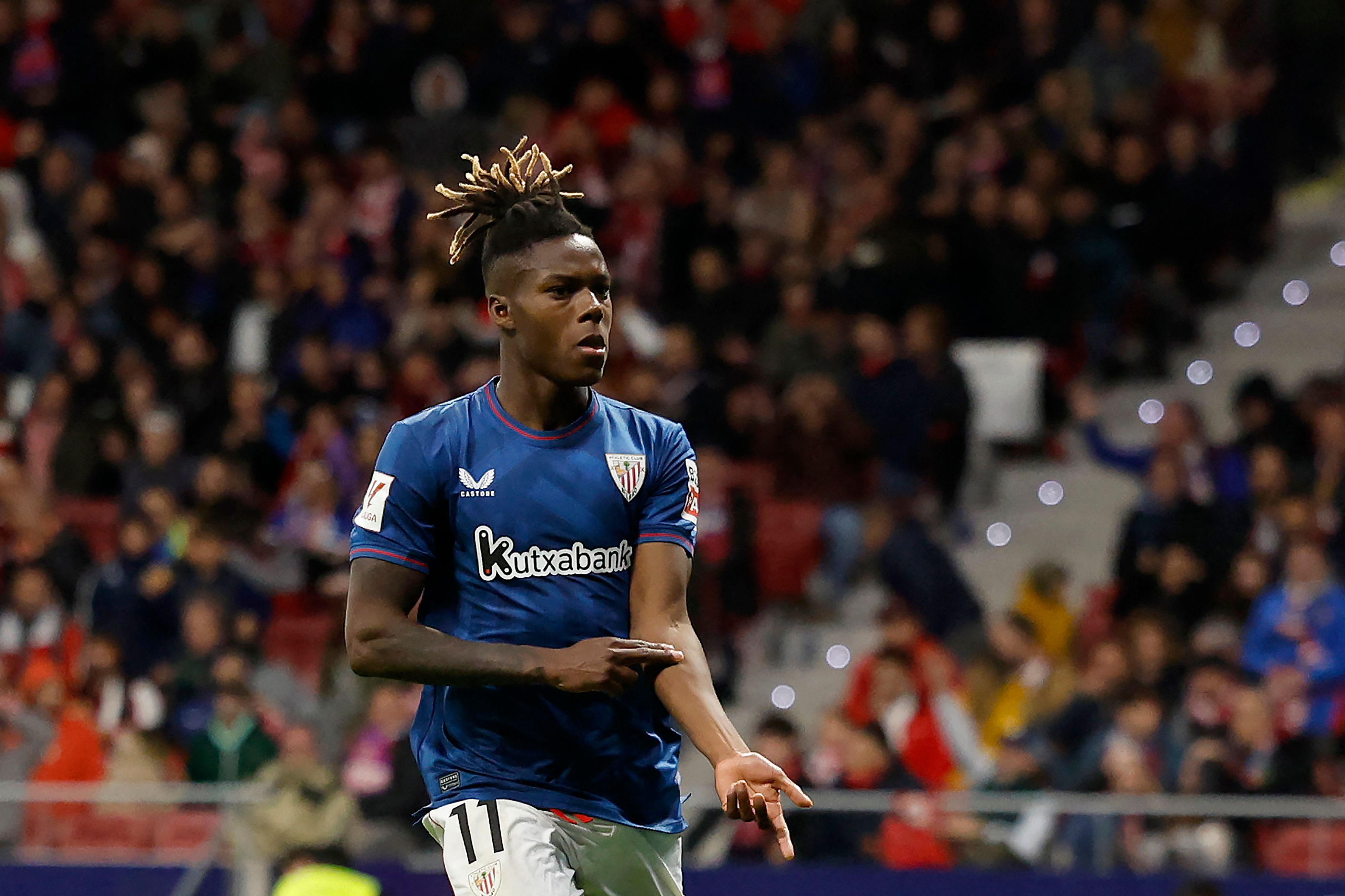 Nico Williams stellte sich mit seinem Jubel gegen Rassismus.