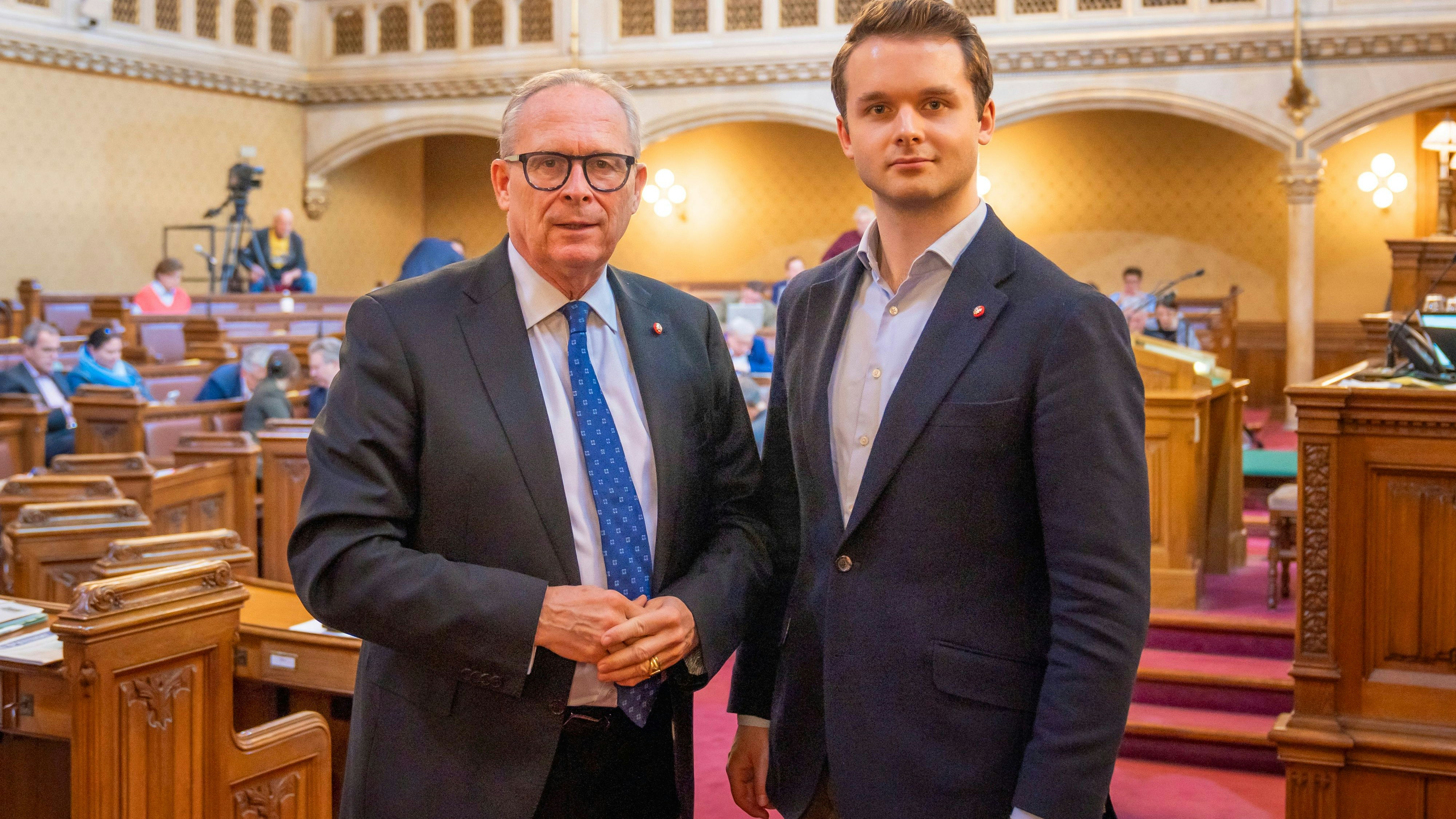 Wiens ÖVP-Chef Karl Mahrer und Wiens ÖVP-Bildungssprecher Harald Zierfuß