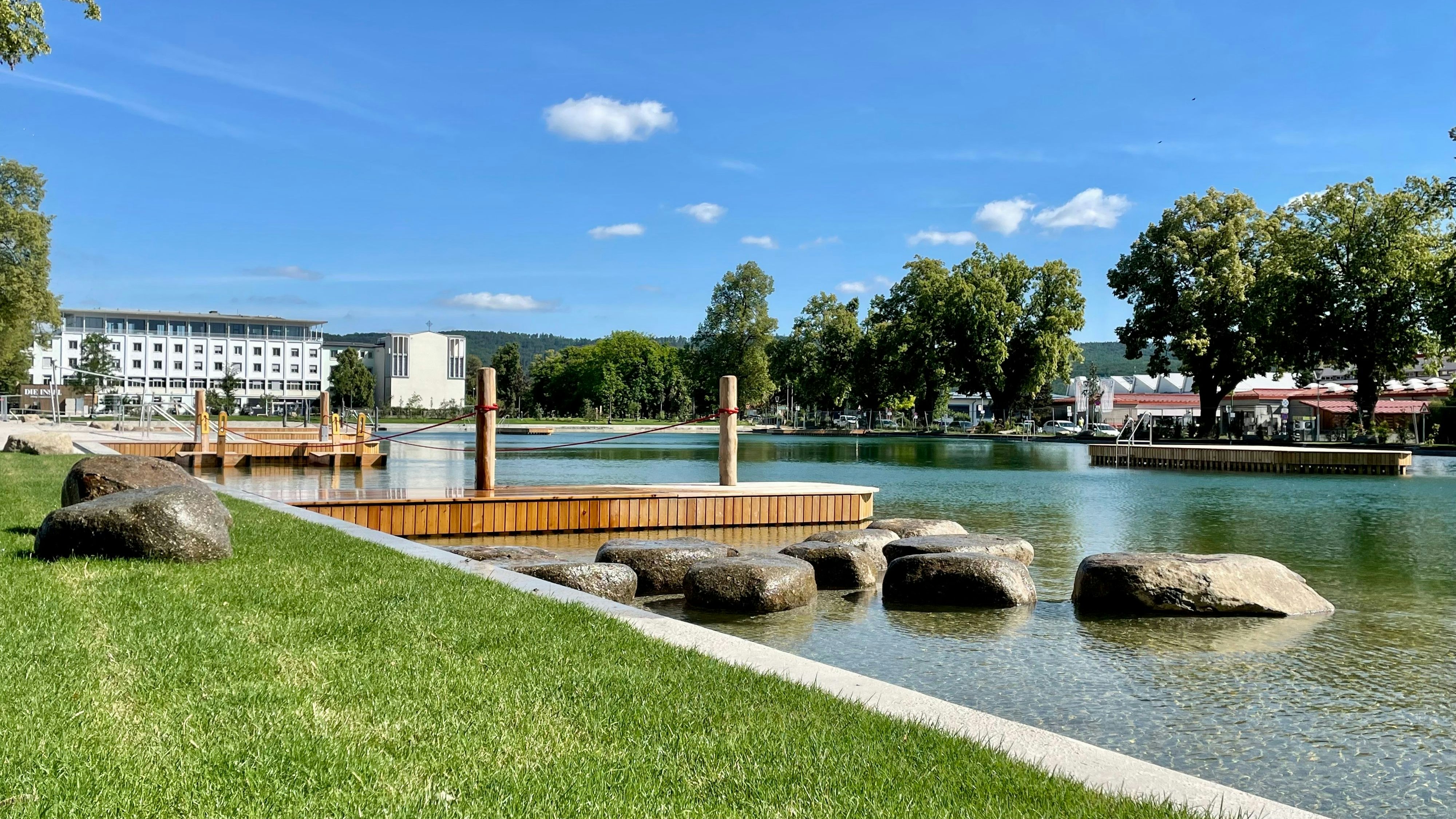 Der Stadtsee in Horn ist bereit für heiße Sommertage