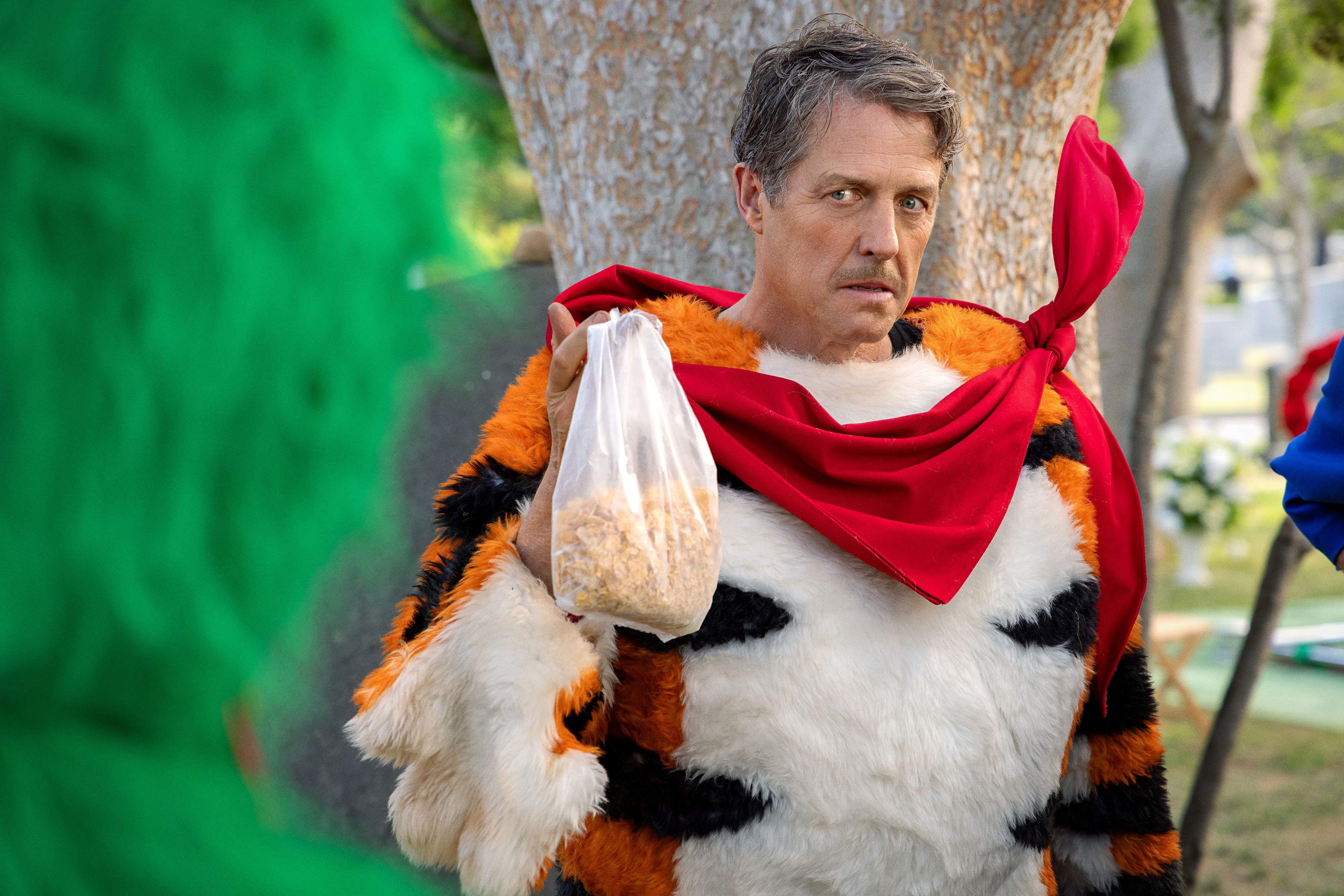 Der hier als Tiger getarnte Hugh Grant mimt Thurl.