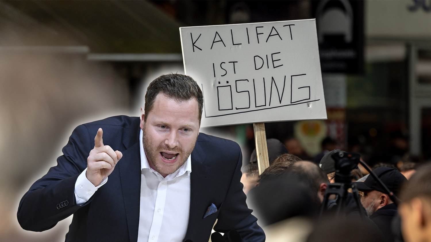 Der FPÖ Abgeordnete Michael Schnedlitz ist nach einer Demonstration in Hamburg besorgt. er warnt, dass es in Österreich zu ähnlichen Vorfällen kommen könnte.