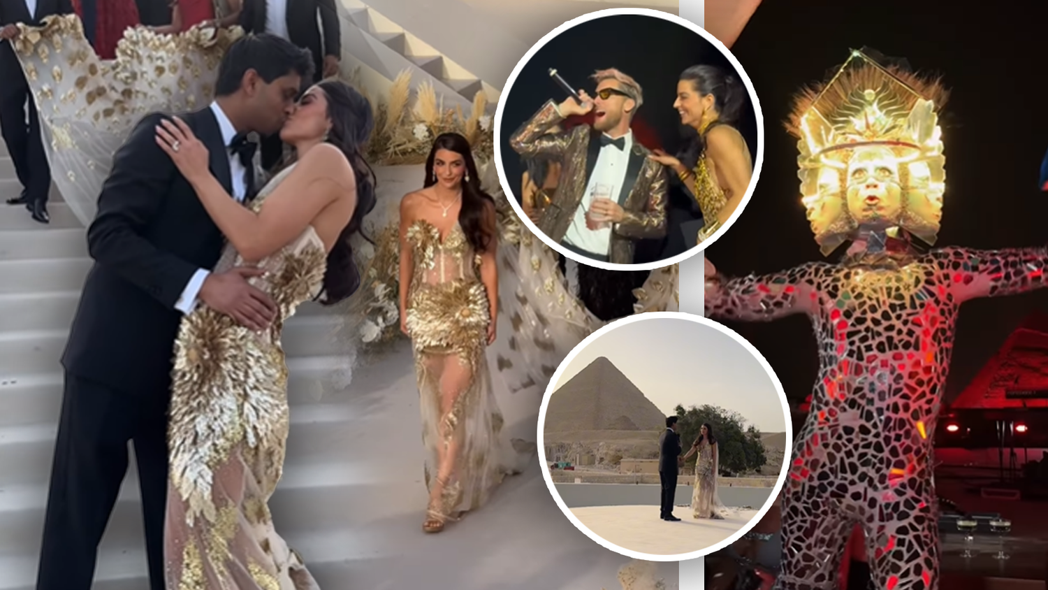 Ankur Jain feierte eine extravagante Hochzeit in Ägypten.