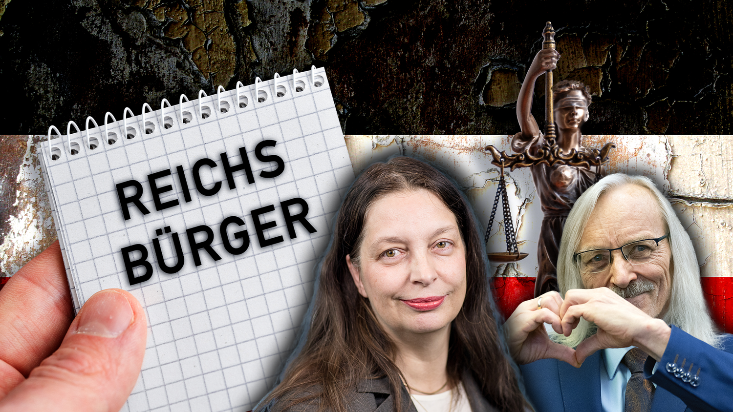 Die Reichsbürger (Maximilian Eder; rechts) stehen jetzt vor Gericht. Auch die ehemalige AfD-Bundestagsabgeordnete Birgit Malsack-Winkemann (links) wird sich verantworten müssen.