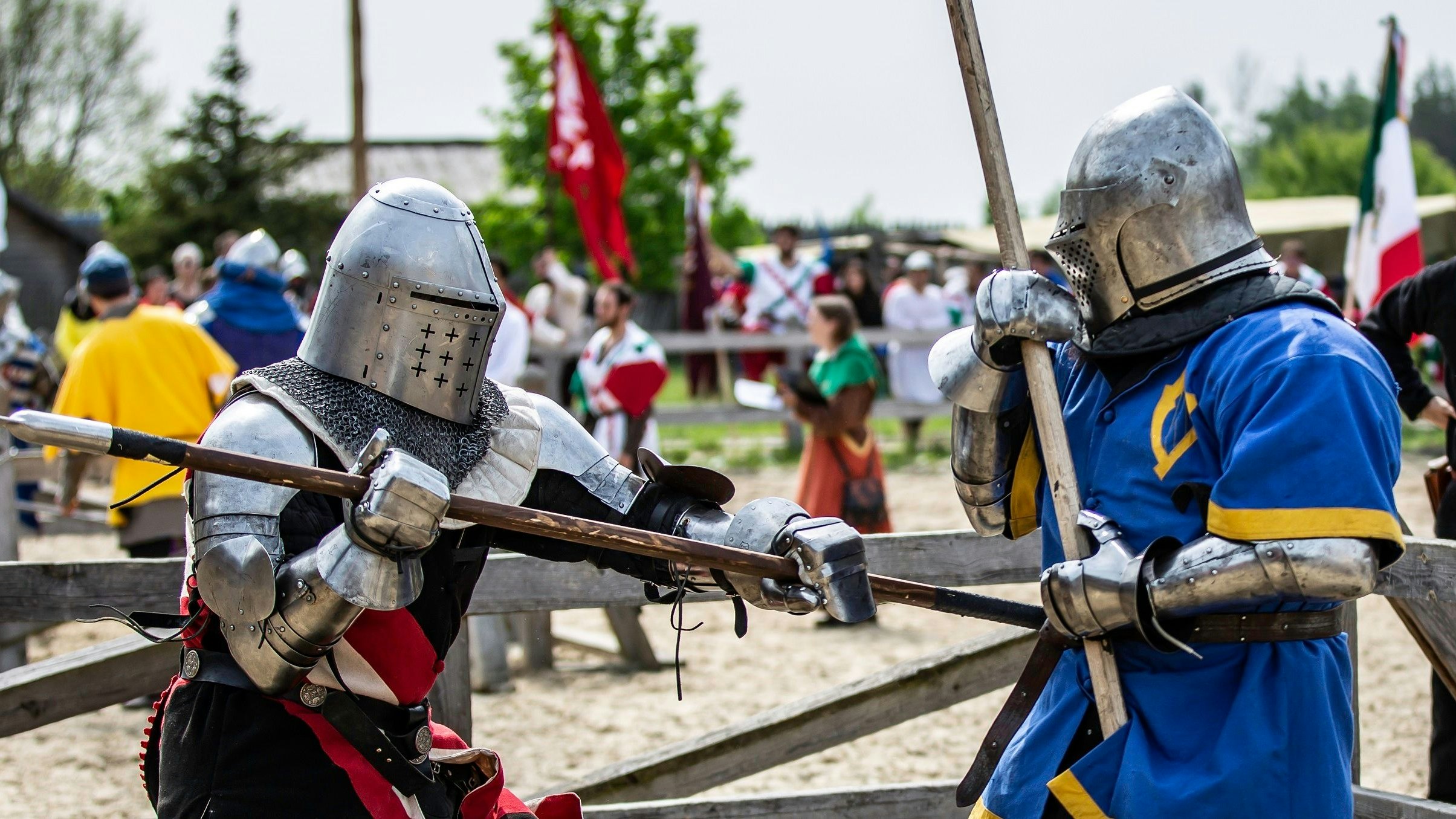 Zwölf Ritter aus Österreich kämpfen um die Weltmeisterschaft im Medieval Combat in Mexiko.