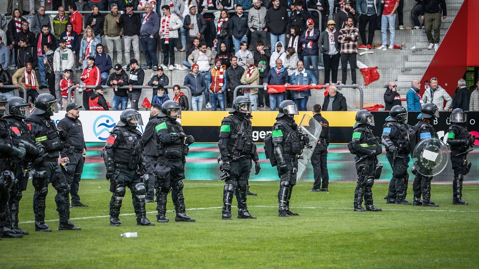 Die Polizei war zur Stelle.