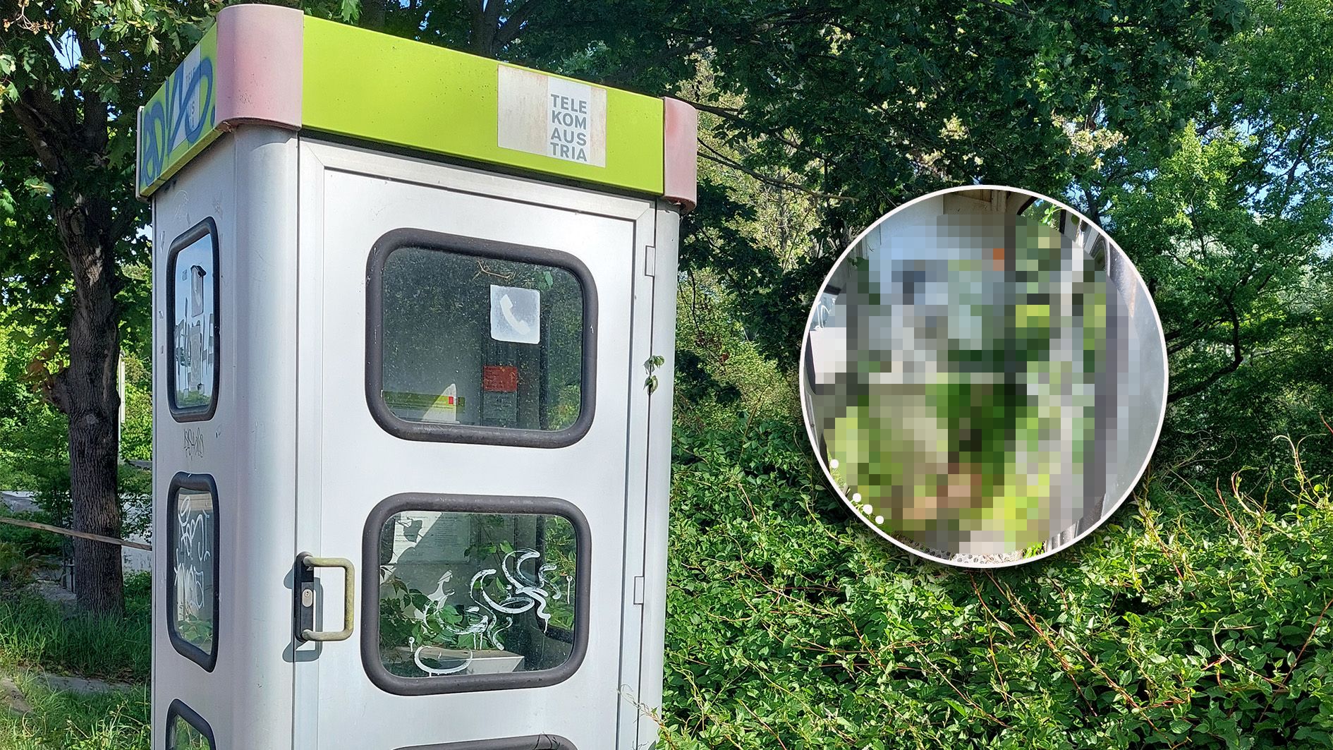 In einer Telefonzelle in der Donaustadt wurde eine Wienerin mehr als überrascht. Sie fragt sich nun, ob diese überhaupt noch genutzt werden,