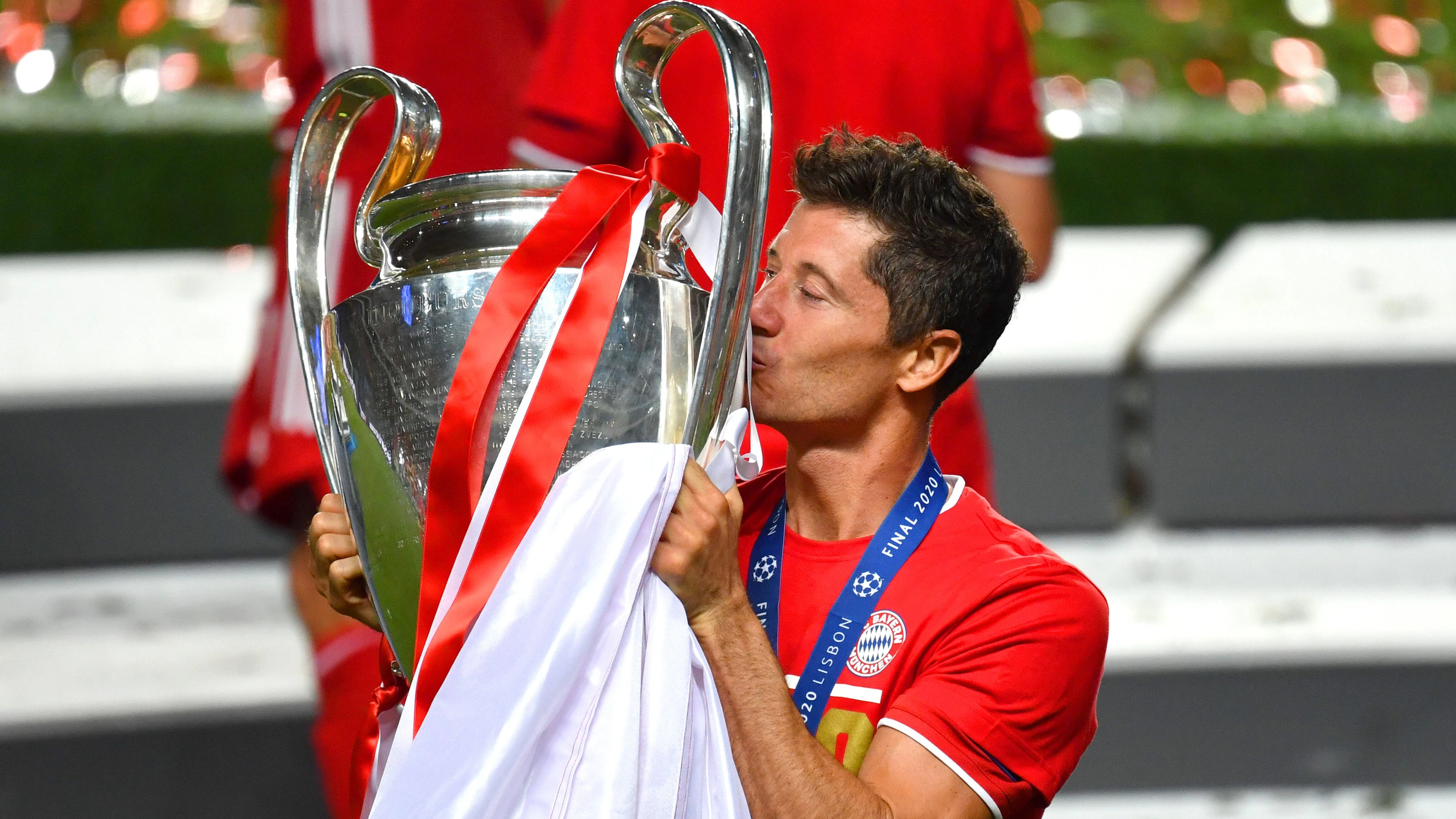 Robert Lewandowski gewann mit den Bayern 2020 das Triple.