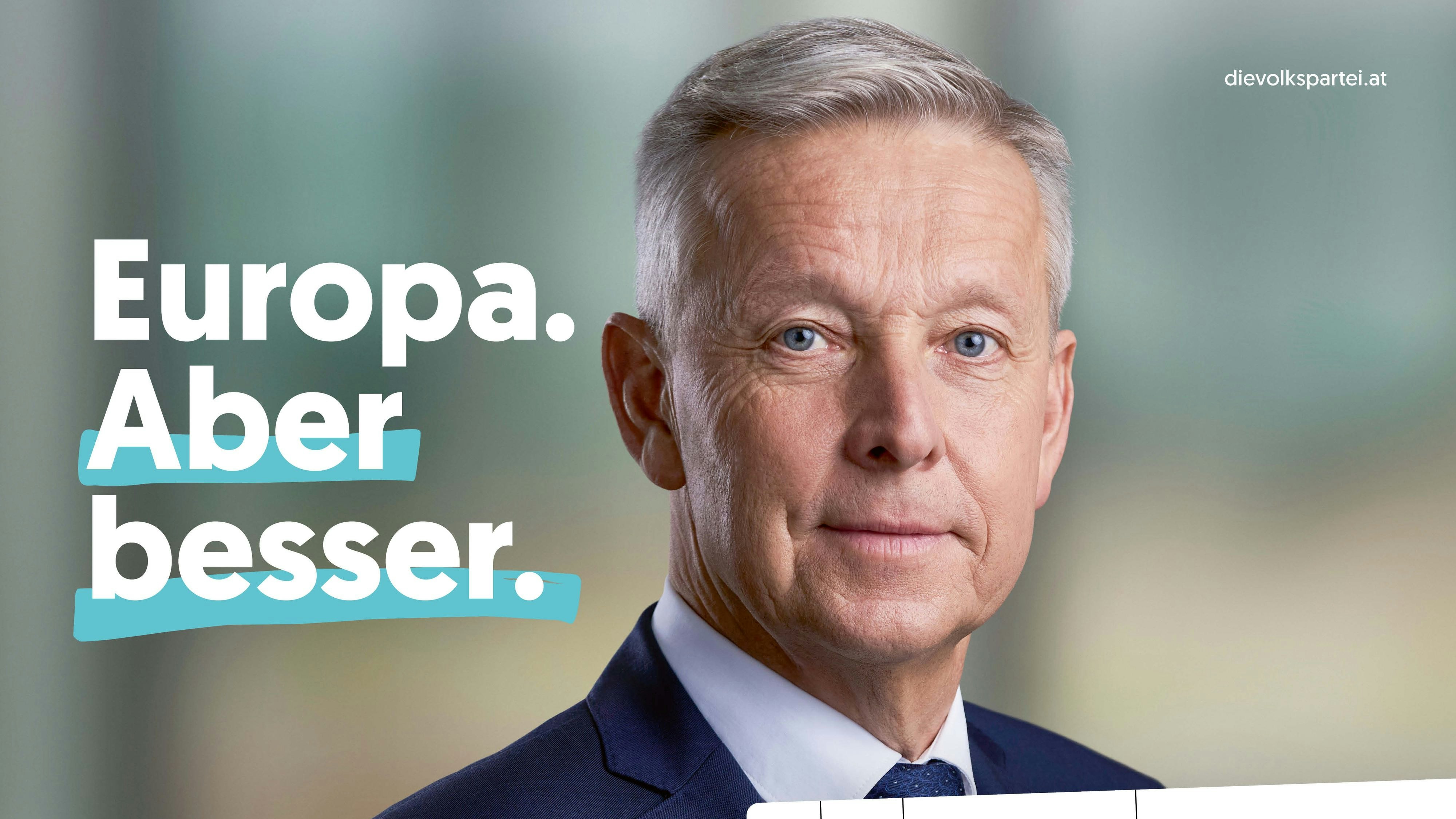 Eines der ÖVP EU-Wahl-Sujets.