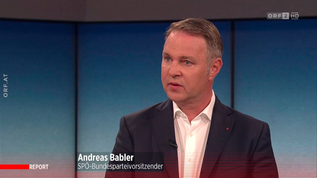 Andreas Babler im ORF-
